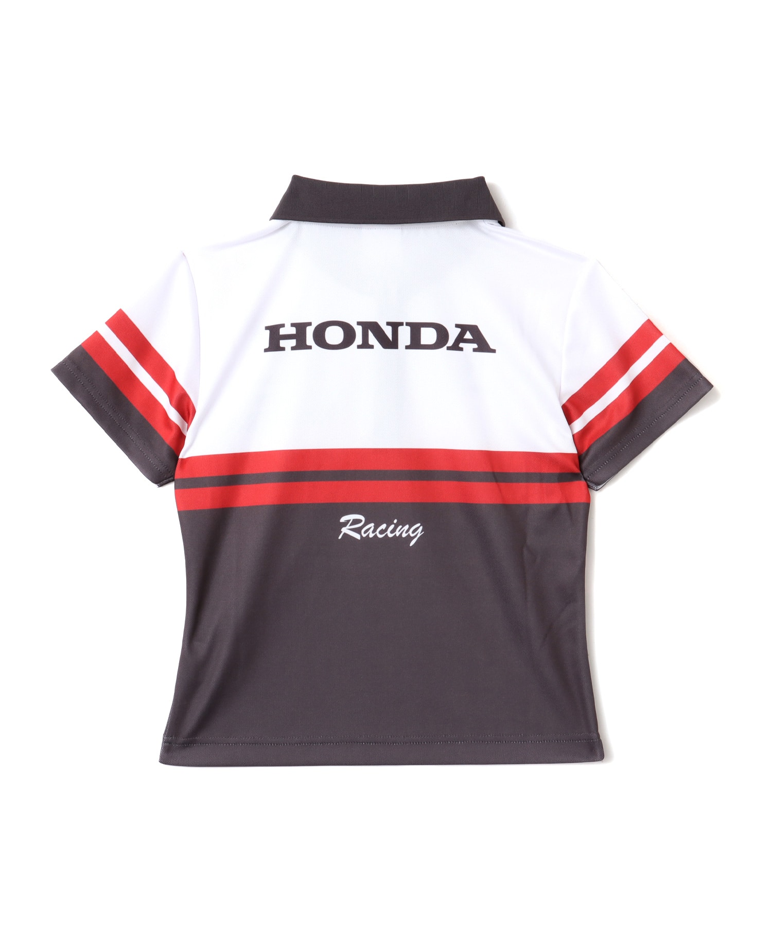 HONDA x atmos pink Racing Polo Shirt BLACKの画像