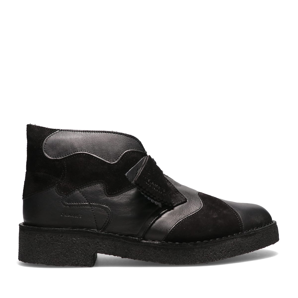 Clarks Desert Patch Black Combi BLACK 22SP-Iの画像