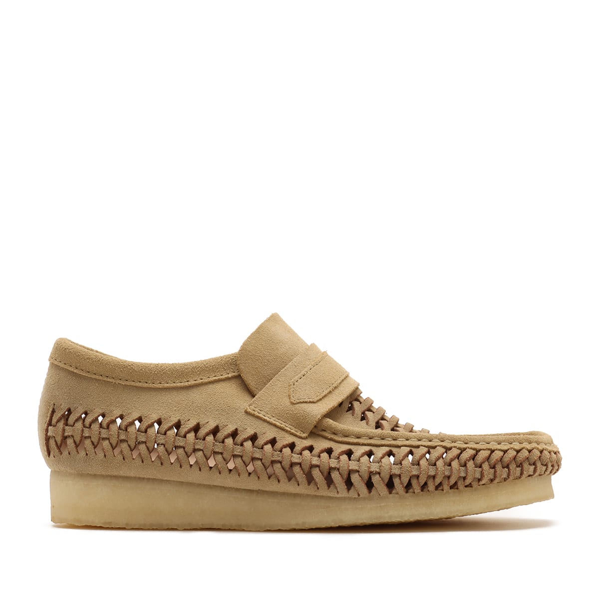 CLARKS WBLoafer Weave Maple Suede 24SP-I