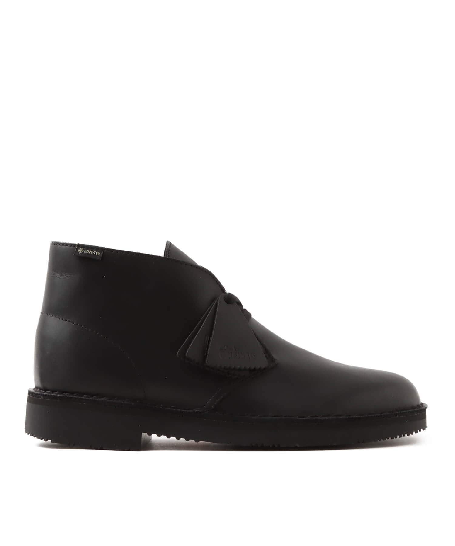 CLARKS Desert Boot GTX Black Leatherの画像