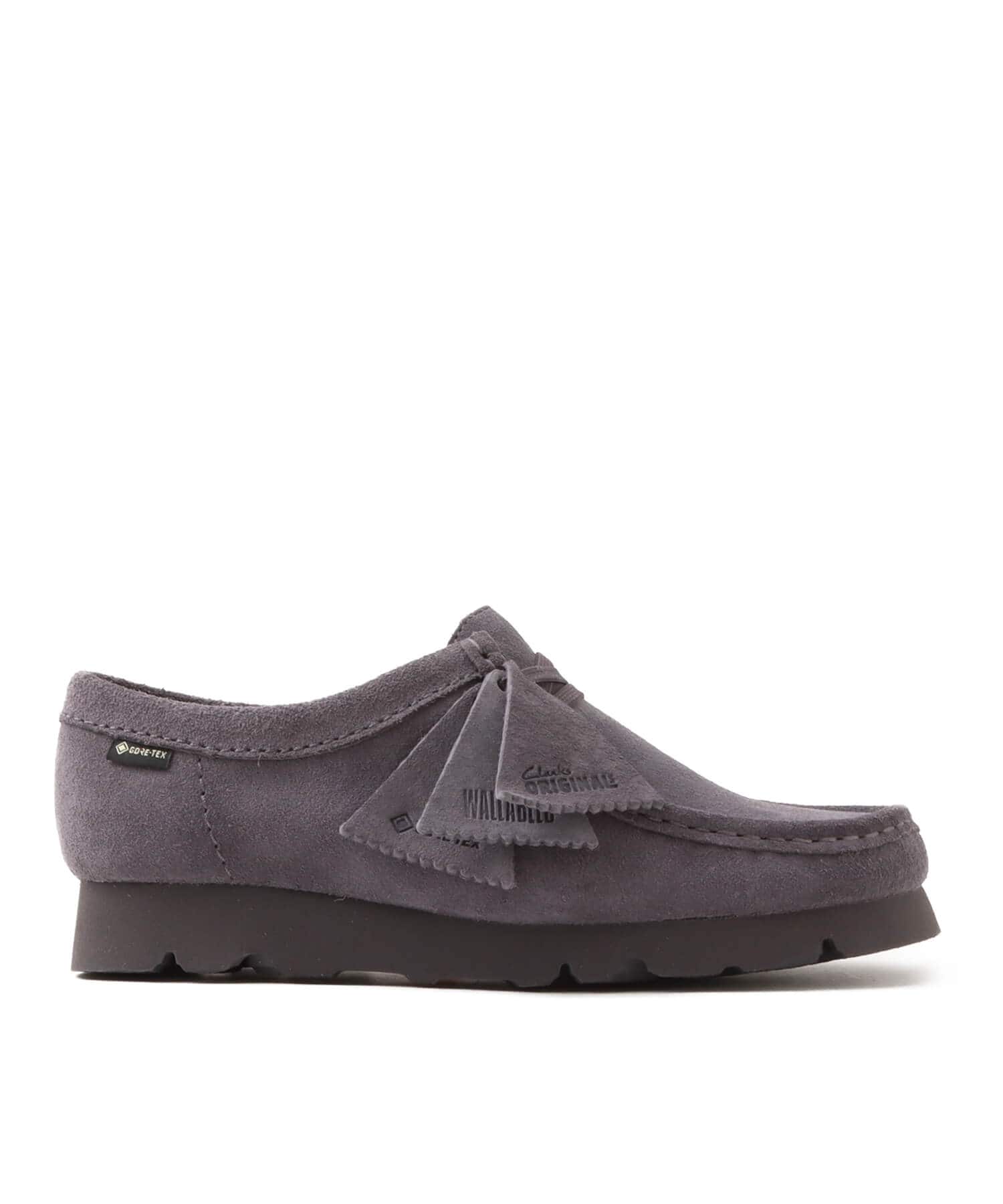 CLARKS Ladies Wallabee. GTX Purple Grey Suedeの画像