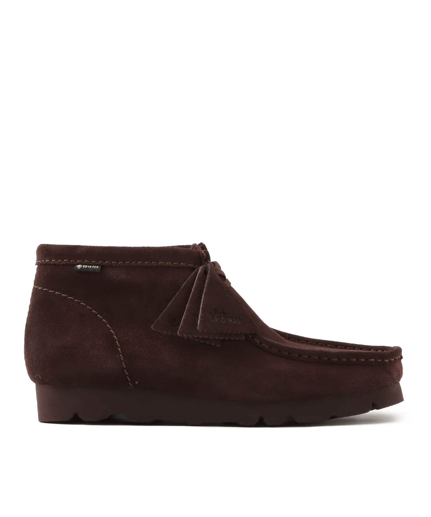 CLARKS Wallabee Boot GTX Dark Brown Suedeの画像