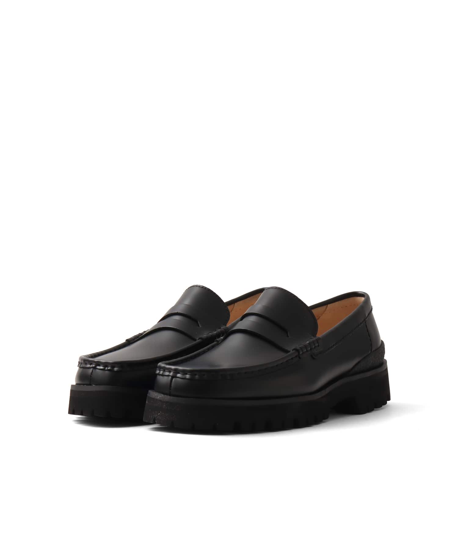 Clarks Yukoner Penny Black Leatherの画像