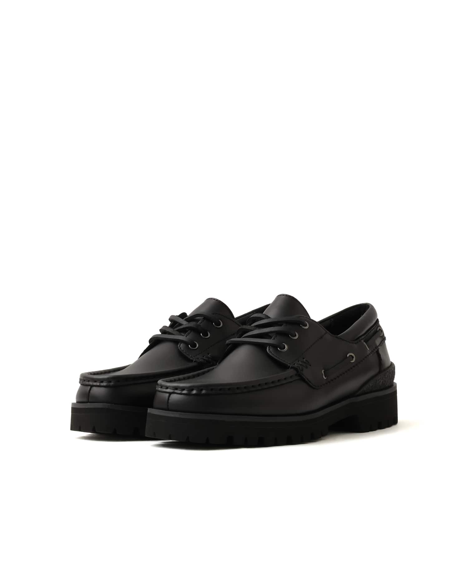 CLARKS Yukoner Boat Black Leatherの画像