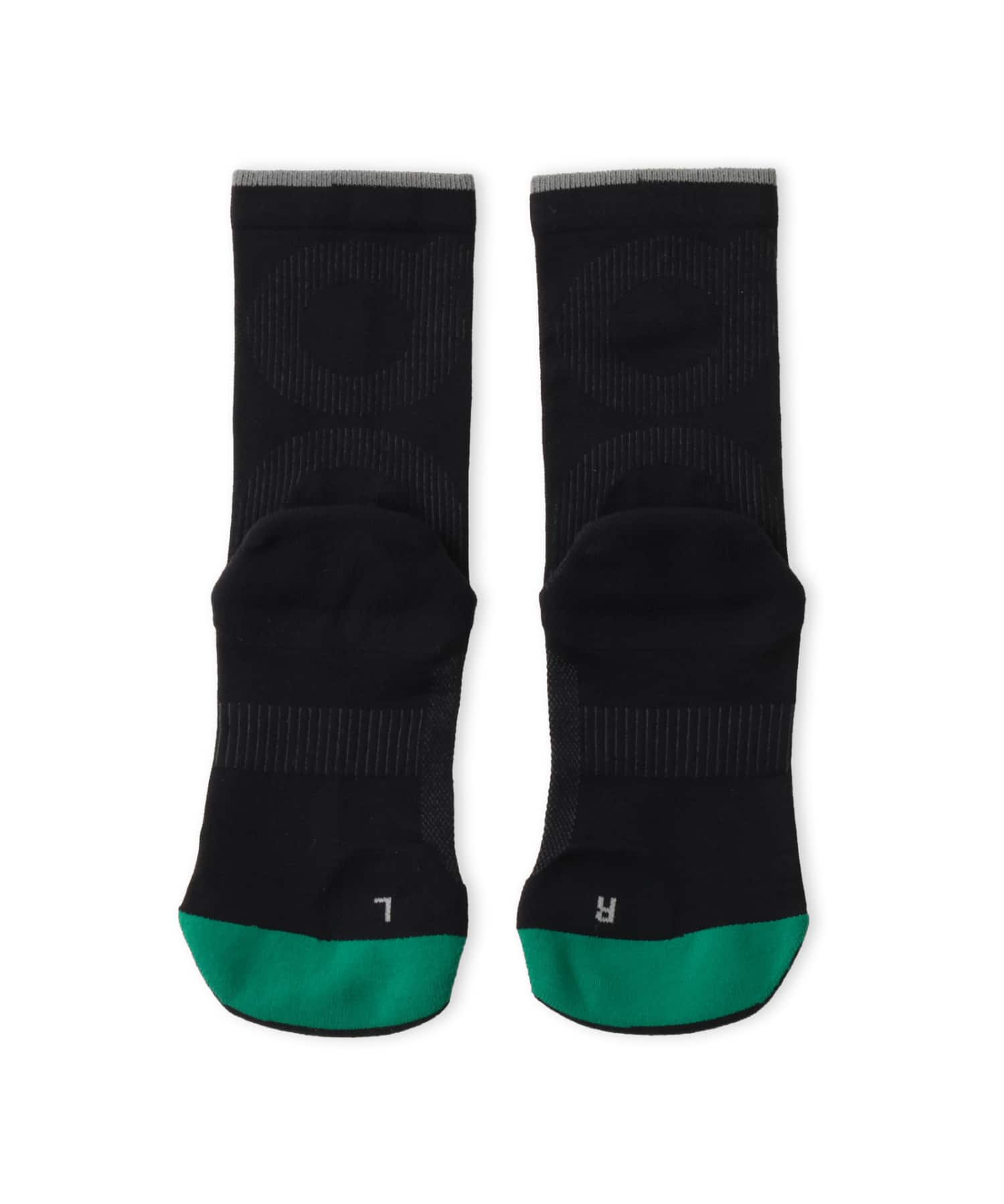 On Elite Run Sock High Blackの画像