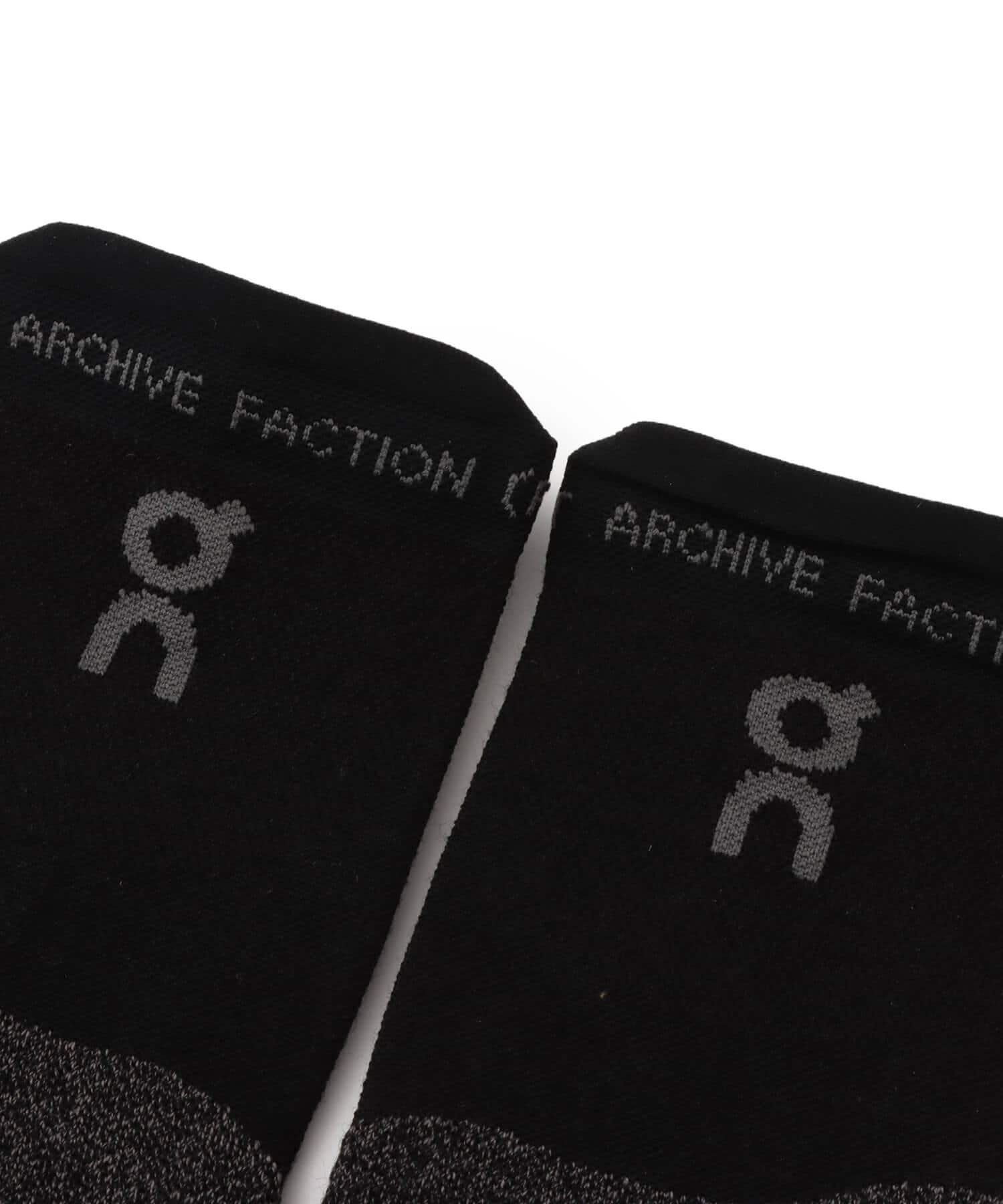 On Merino Sock PAF 1 U Black | Glacierの画像