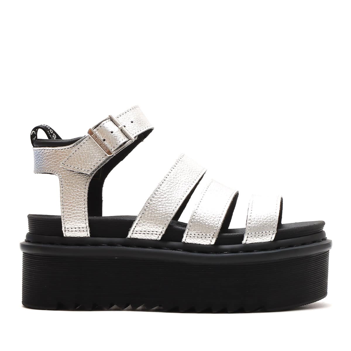 Dr.Martens Blaire Quad Silver Metallic Tumble SILVER の画像