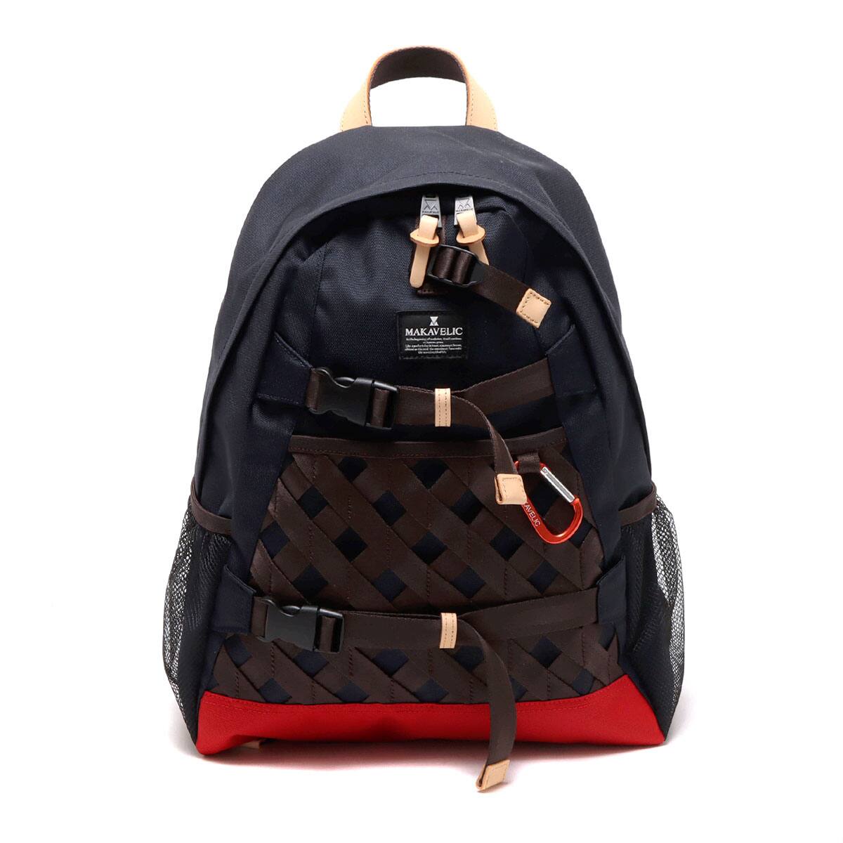 MAKAVELIC GARAGE DAYPACK DARK.NAVY/RED 22SP-I