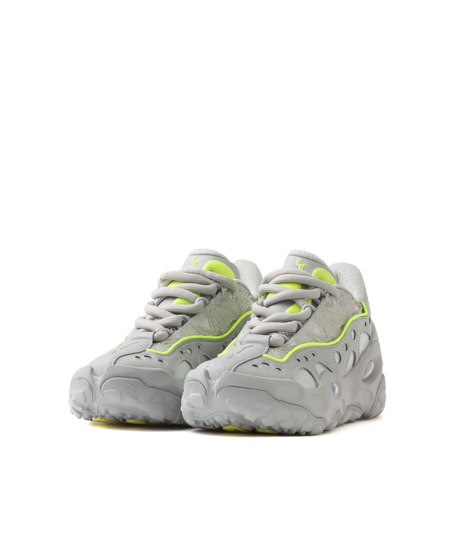 PUMA LA FRANCE RNNR REFLECTION FLAT LIGHT GRAY-SUNSET GLOW-の画像