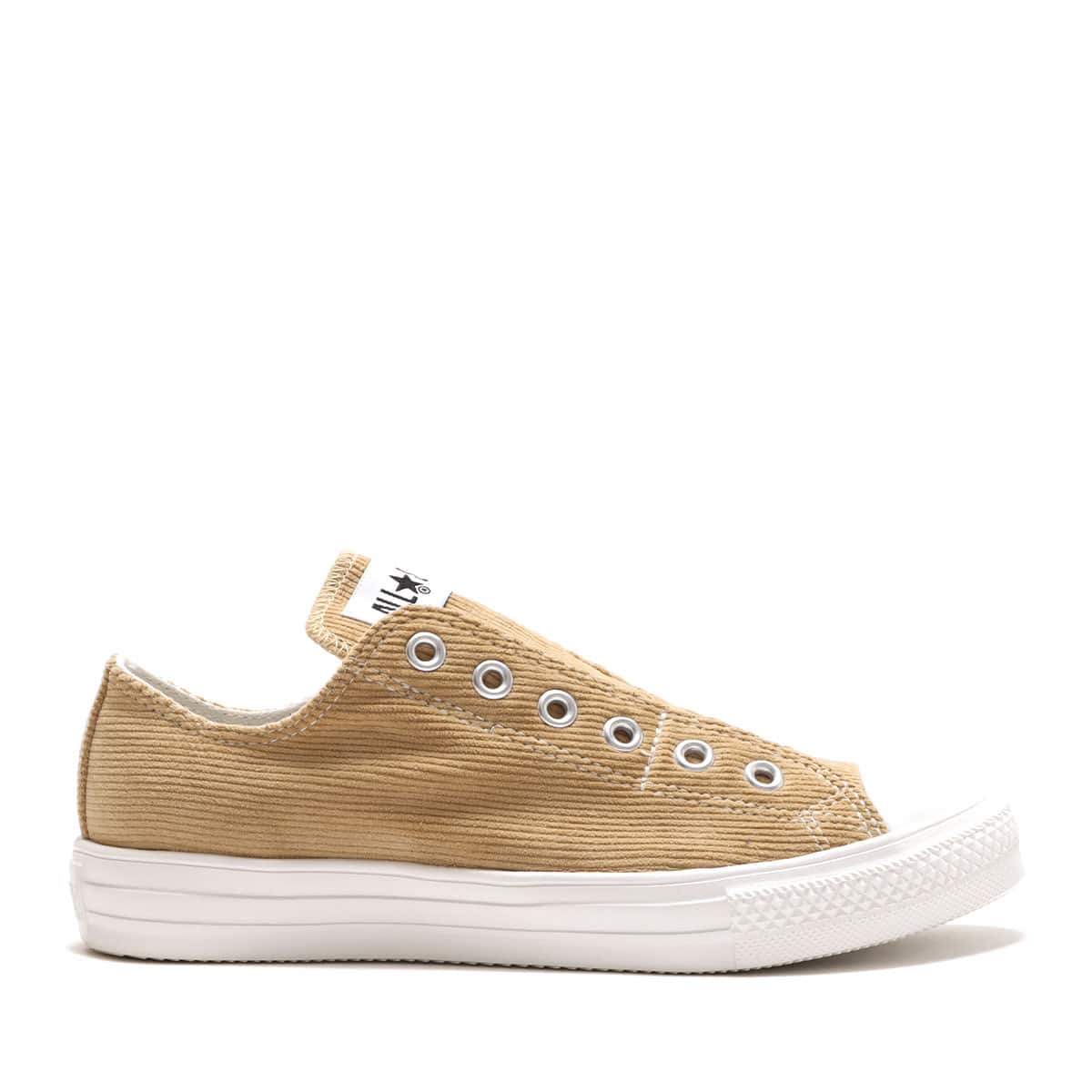 CONVERSE ALL STAR LIGHT CORDUROY SLIP OX BIEGE 22FW-Iの画像