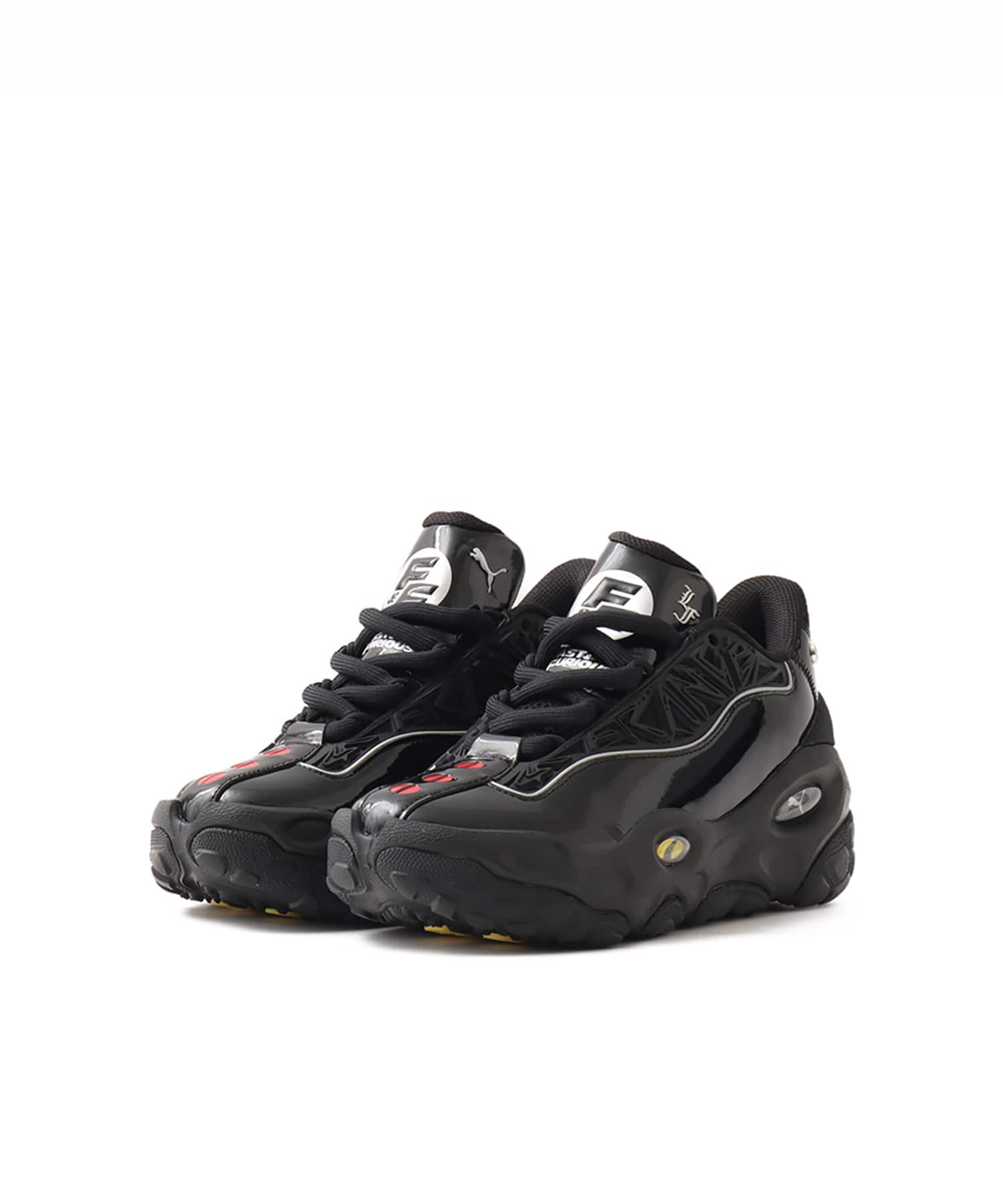 PUMA La France RNR Fast & Furious Charger PUMA BLACK-BRIGHT MANGO YELLの画像
