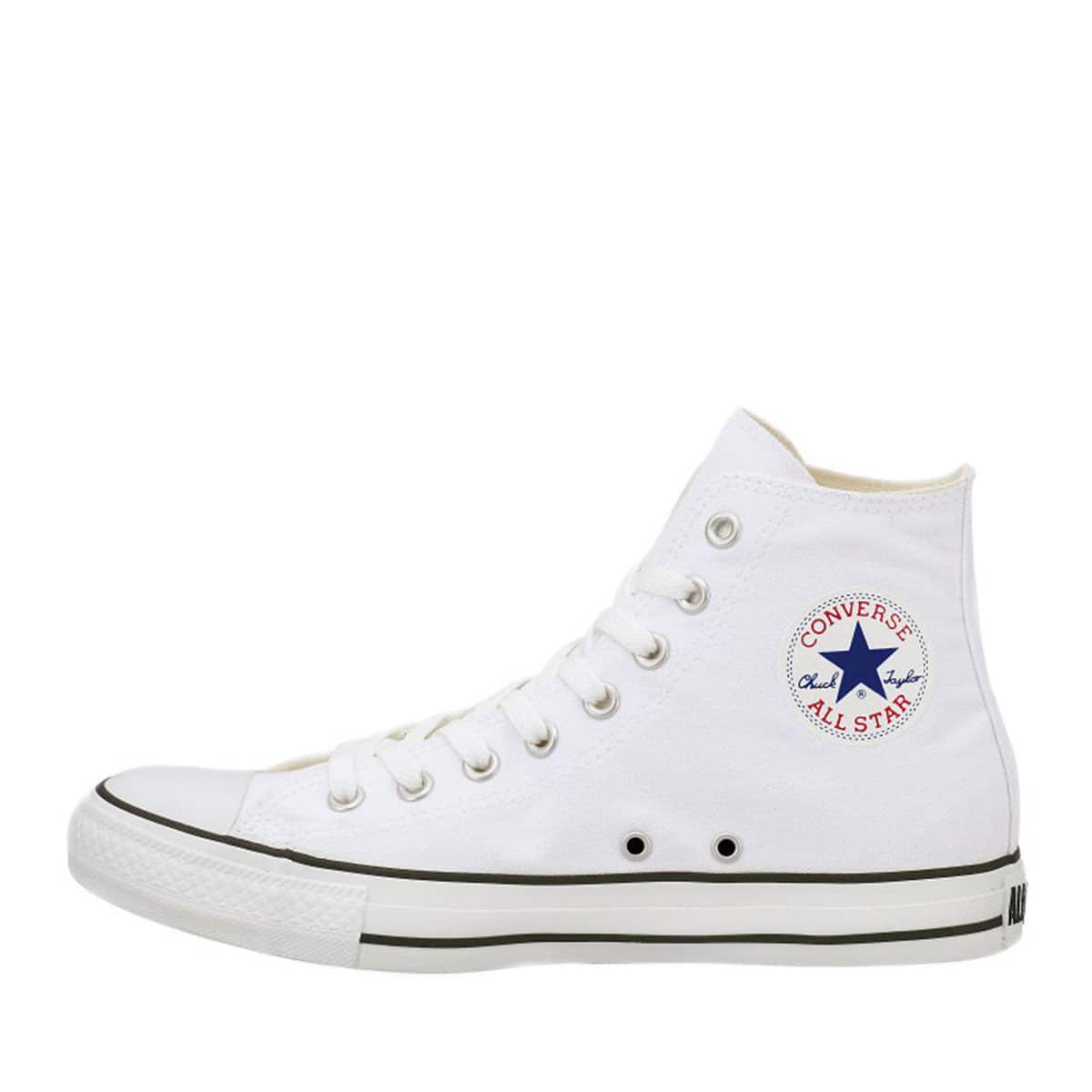 CONVERSE CANVAS ALL STAR COLORS HI WHITE/BLACKの画像