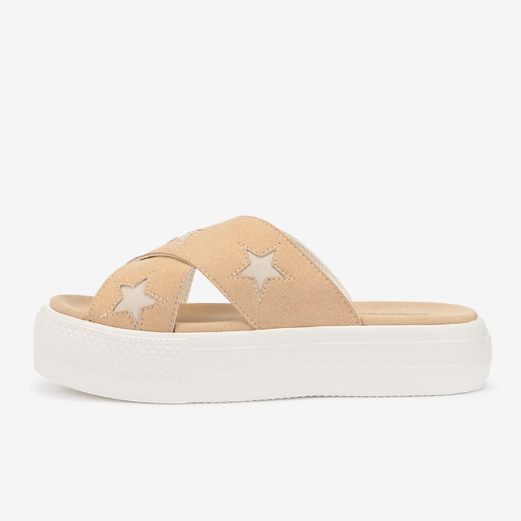 CONVERSE CV SANDAL PLTS CROSSBELT BEIGEの画像