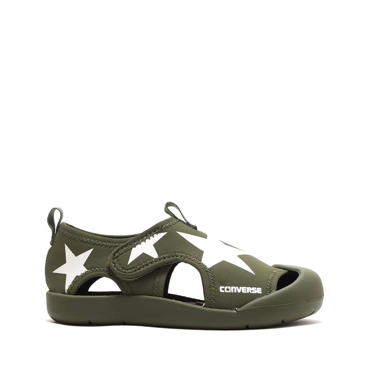 CONVERSE KID'S CVSTAR SANDAL OLIVE 22SS-Iの画像