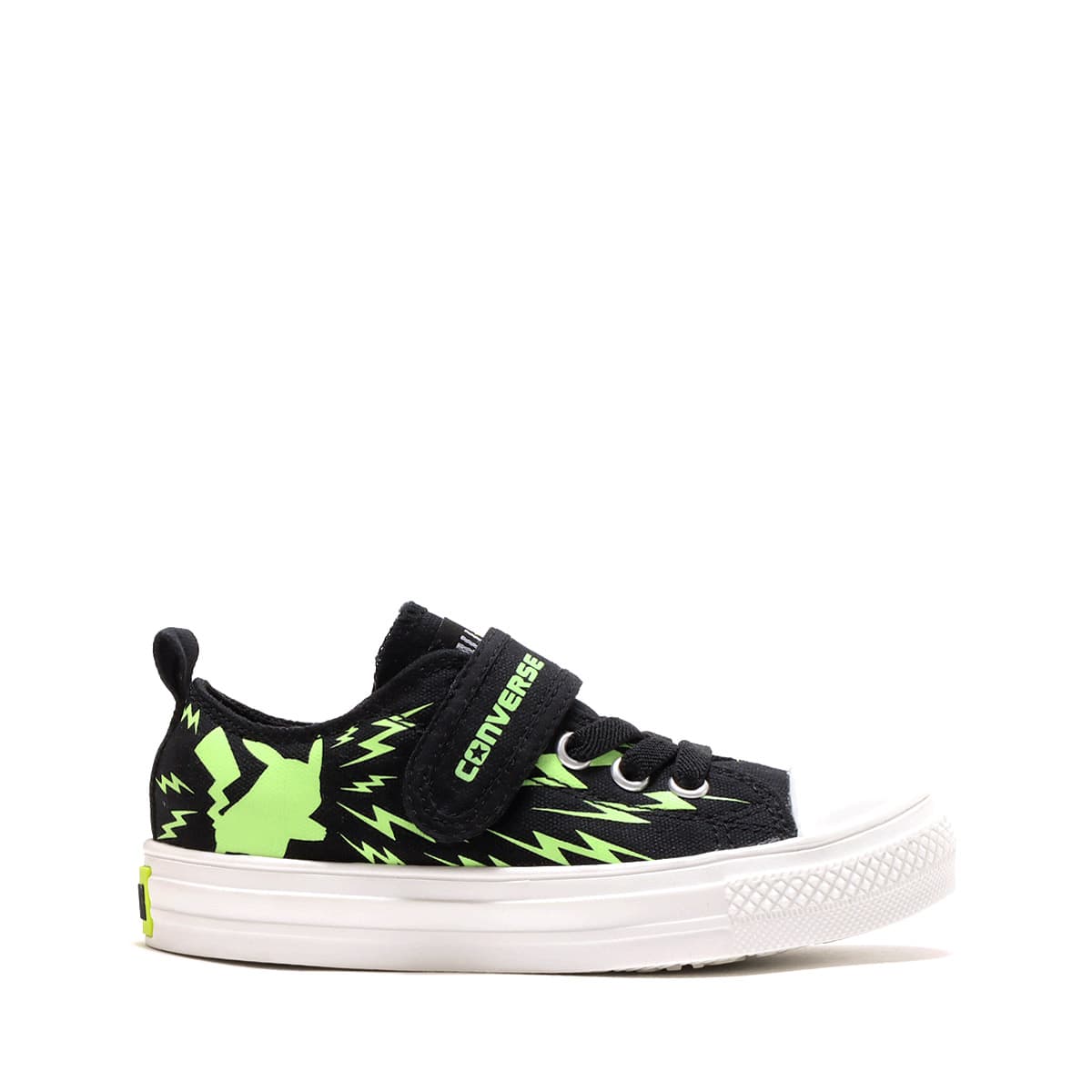 CONVERSE CHILD ALL STAR LIGHT POKEMON V-1 OX BLACK 22SS-Iの画像