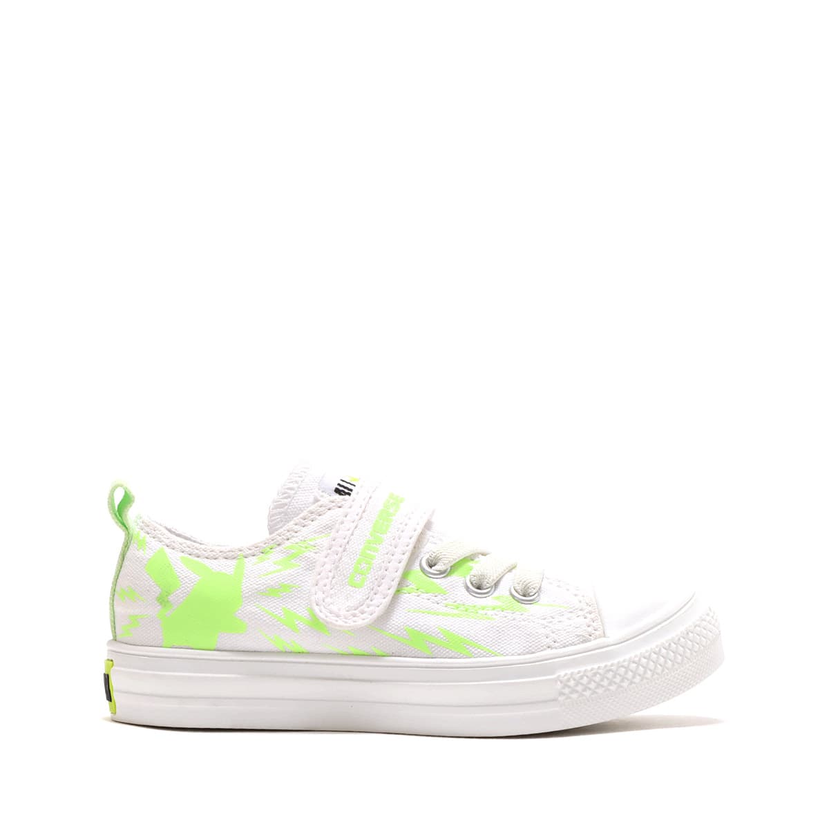 CONVERSE CHILD ALL STAR LIGHT POKEMON V-1 OX WHITE 22SS-Iの画像