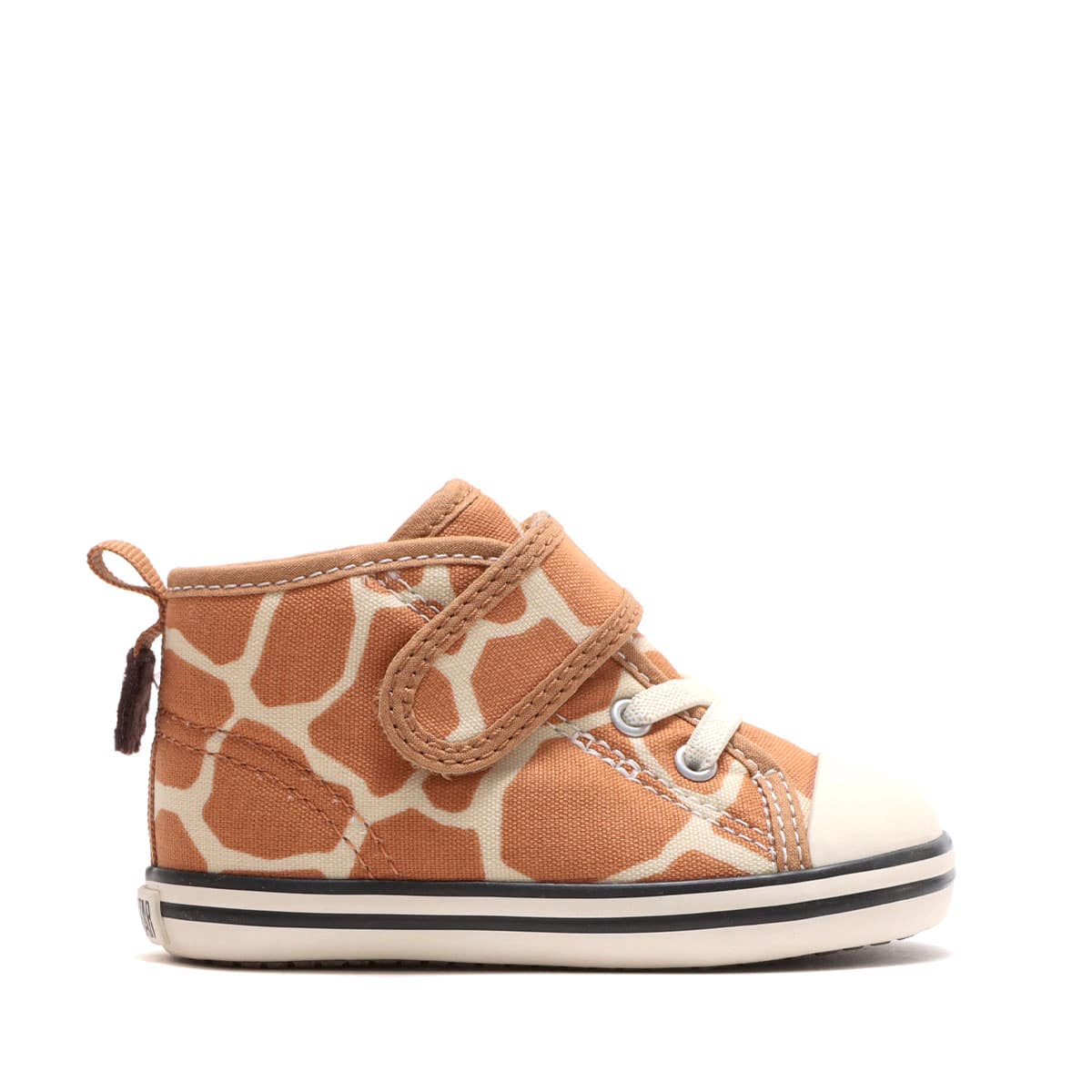 CONVERSE CHILD ALL STAR N GIRAFFESPOT V-1 BROWN 22SS-Iの画像