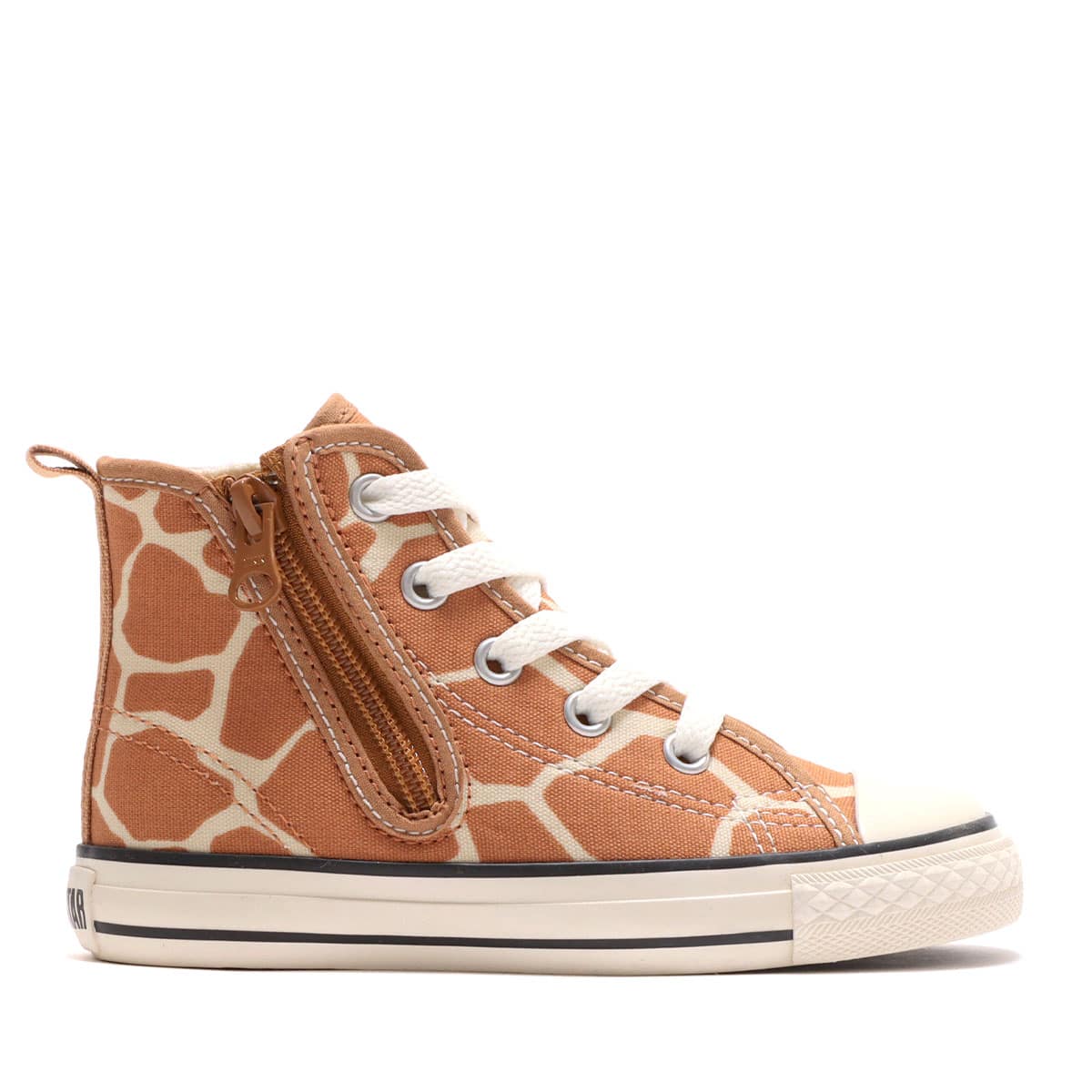 CONVERSE CHILD ALL STAR N GIRAFFESPOT V-1 BROWN 22SS-Iの画像