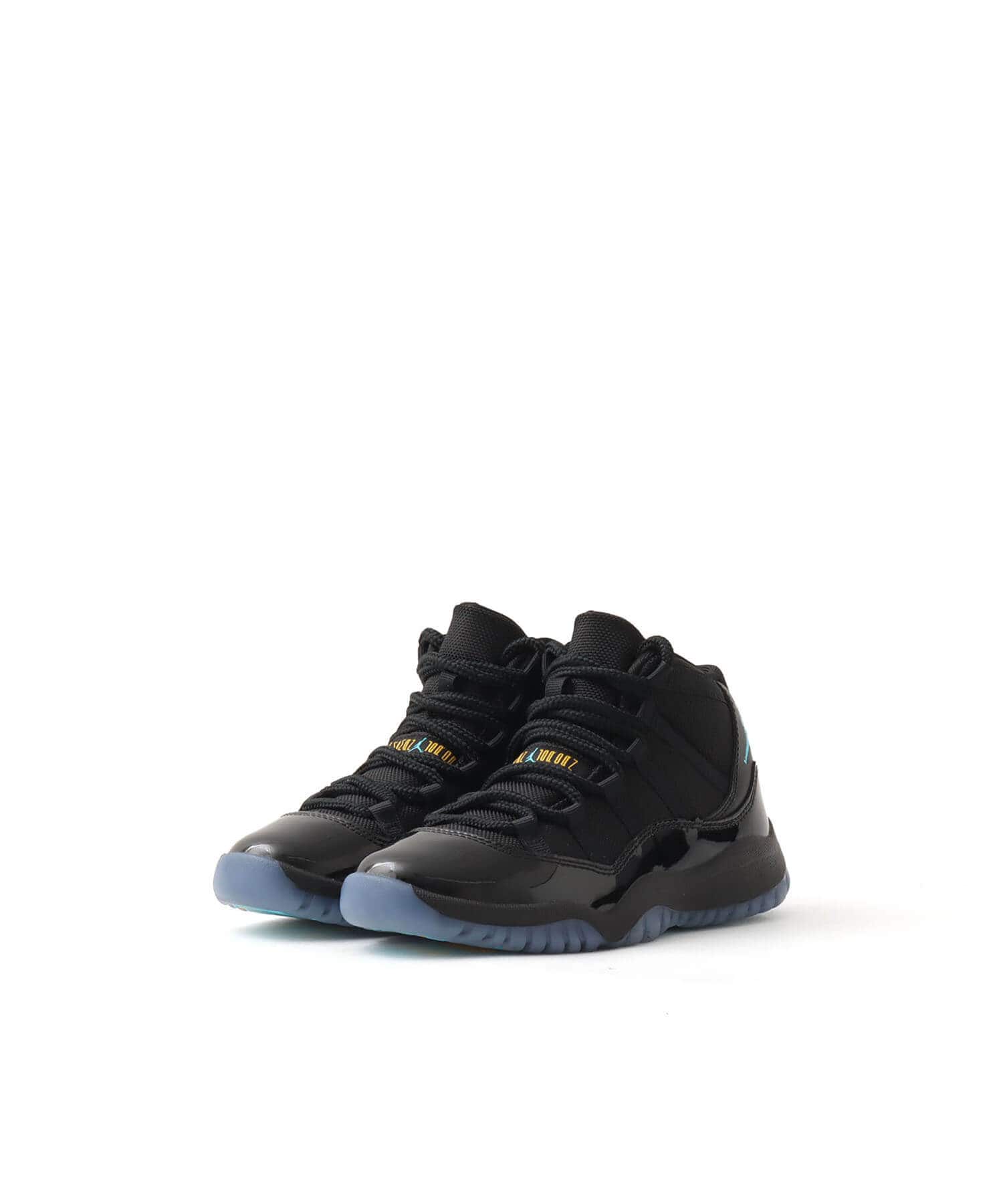 JORDAN BRAND JORDAN 11 RETRO (PS) BLACK/GAMMA BLUE-BLACK-VARSITY MAIZEの画像