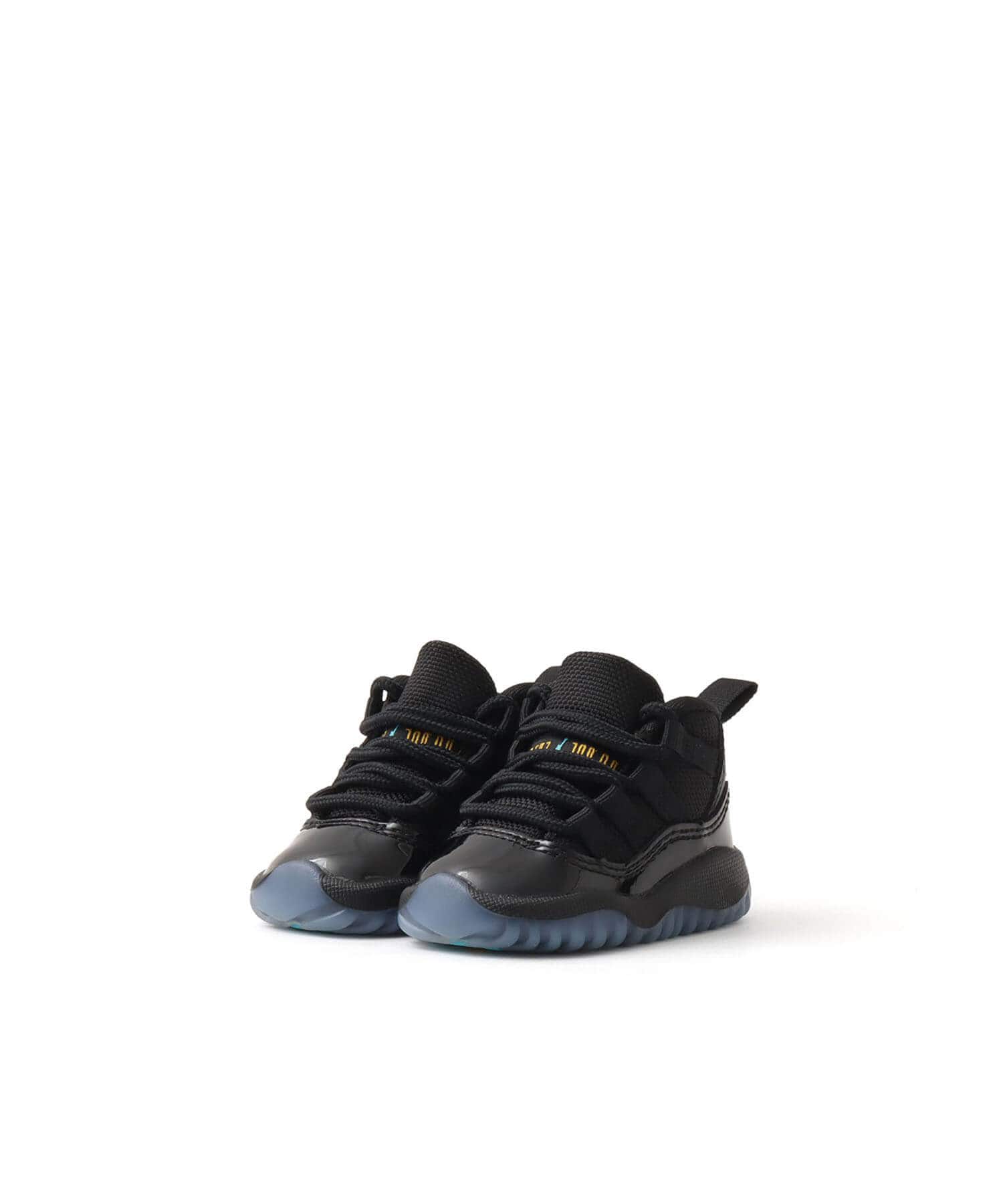 JORDAN BRAND JORDAN 11 RETRO (TD) BLACK/GAMMA BLUE-BLACK-VARSITY MAIZEの画像