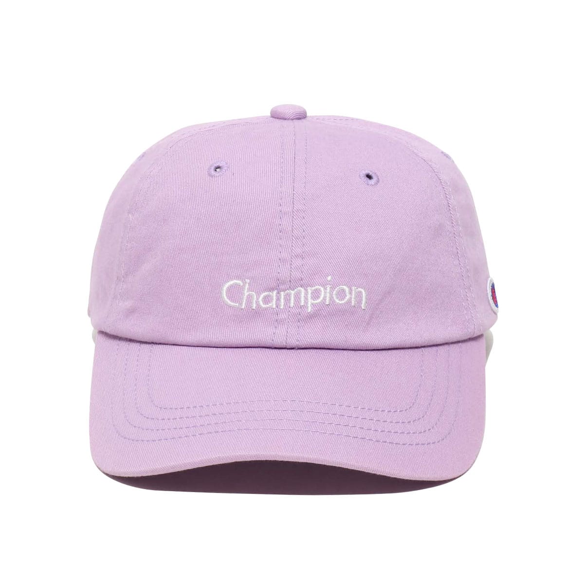 CHAMPION ウェーブ ロゴ ツイル ロー キャップ パープル 18FA-Iの画像