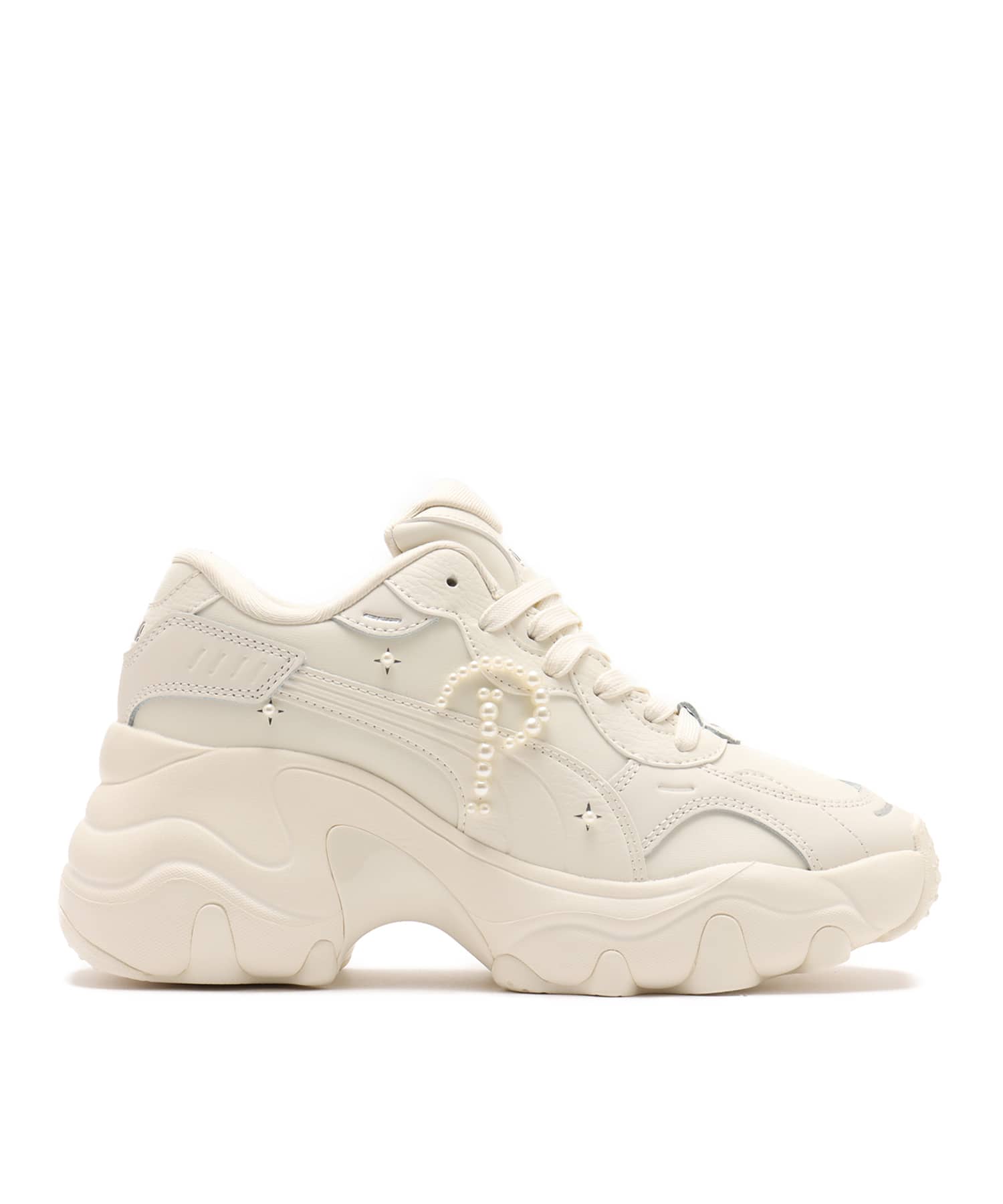PUMA PULSAR WEDGE WNS PEARL FROSTED IVORY-PUMA WHITEの画像