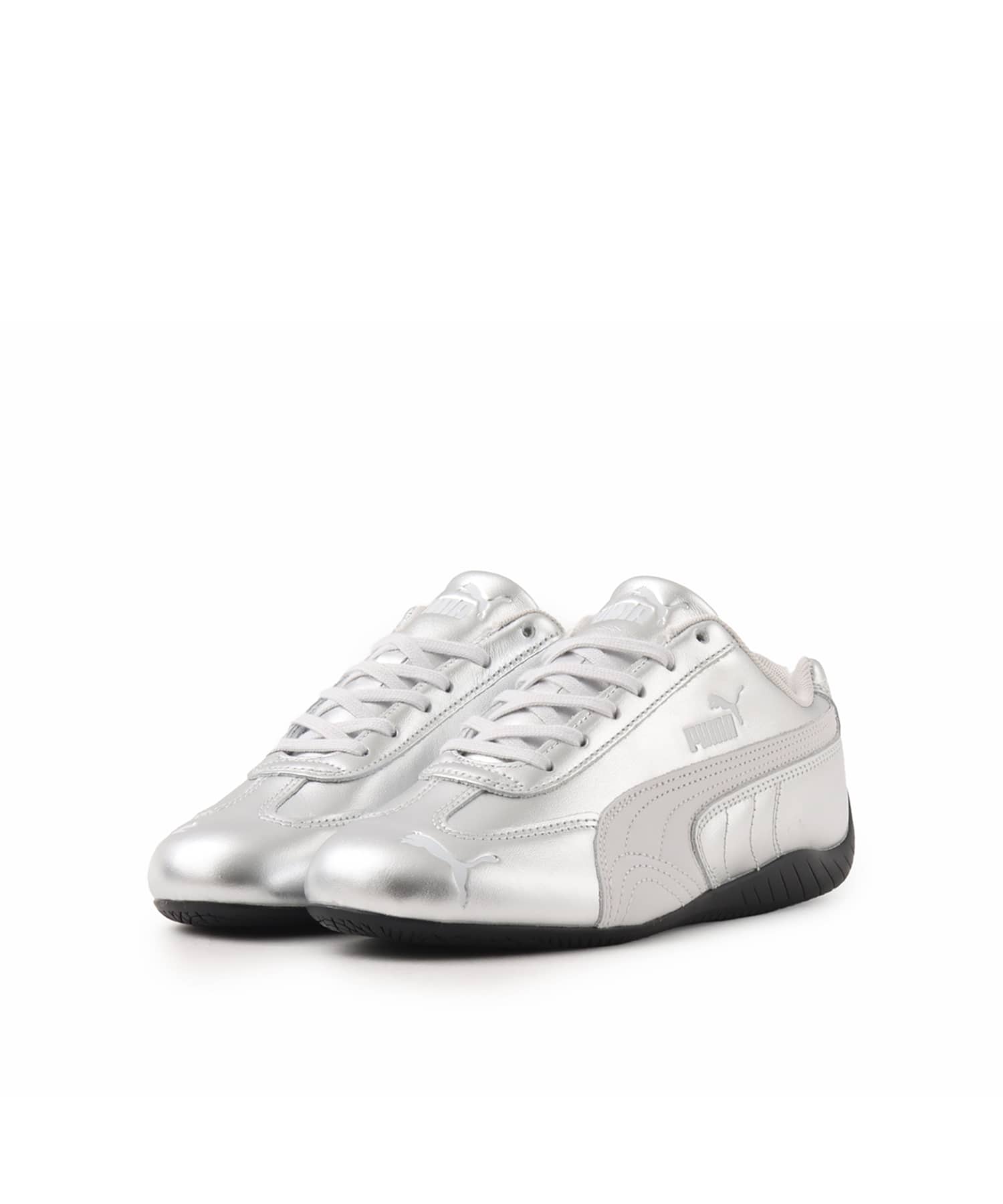 PUMA SPEEDCAT SILVER WNS FEATHER GRAY-PUMA BLACKの画像