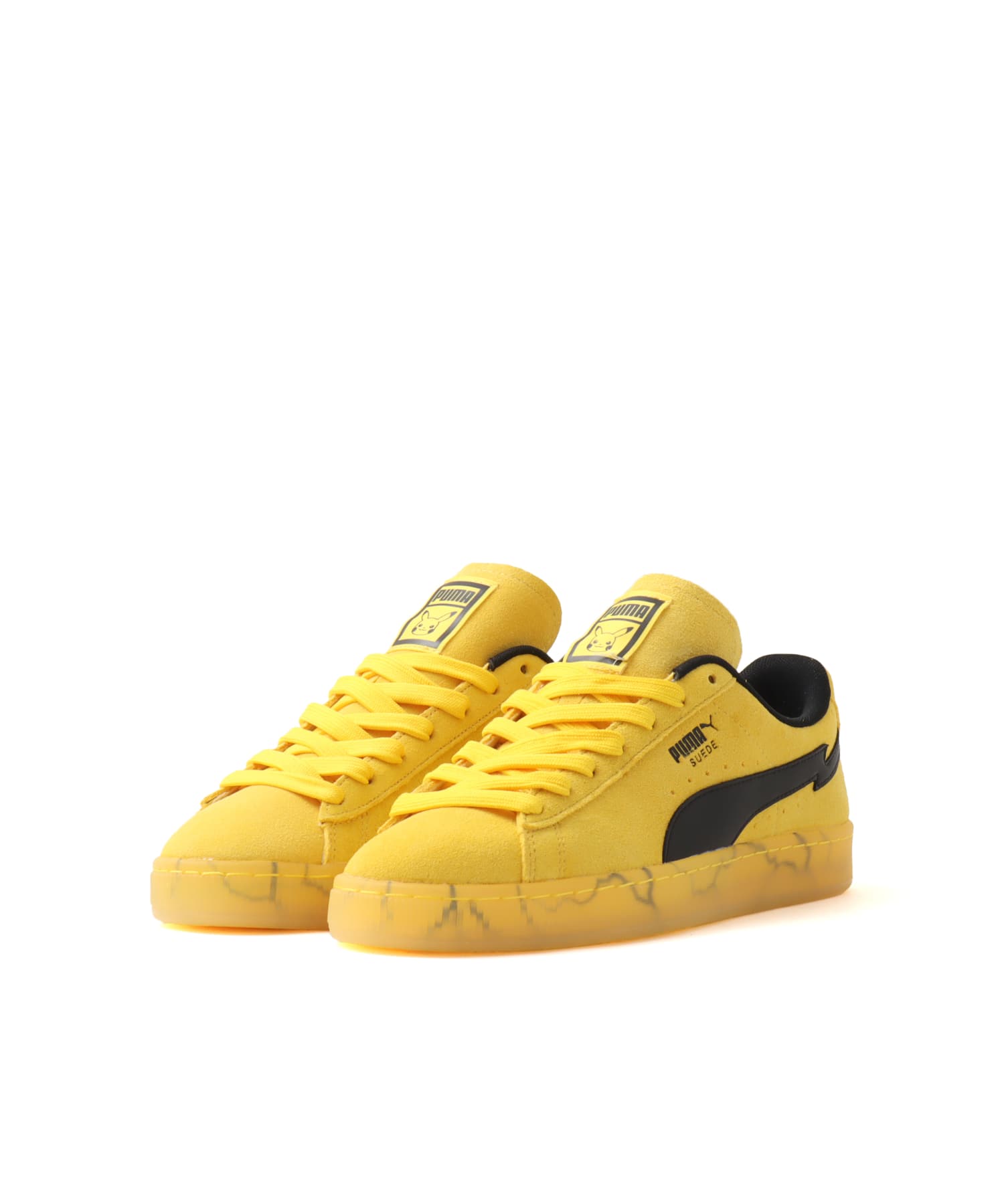 PUMA SUEDE PIKACHU ENERGIZING YELLOW-PUMA BLACKの画像