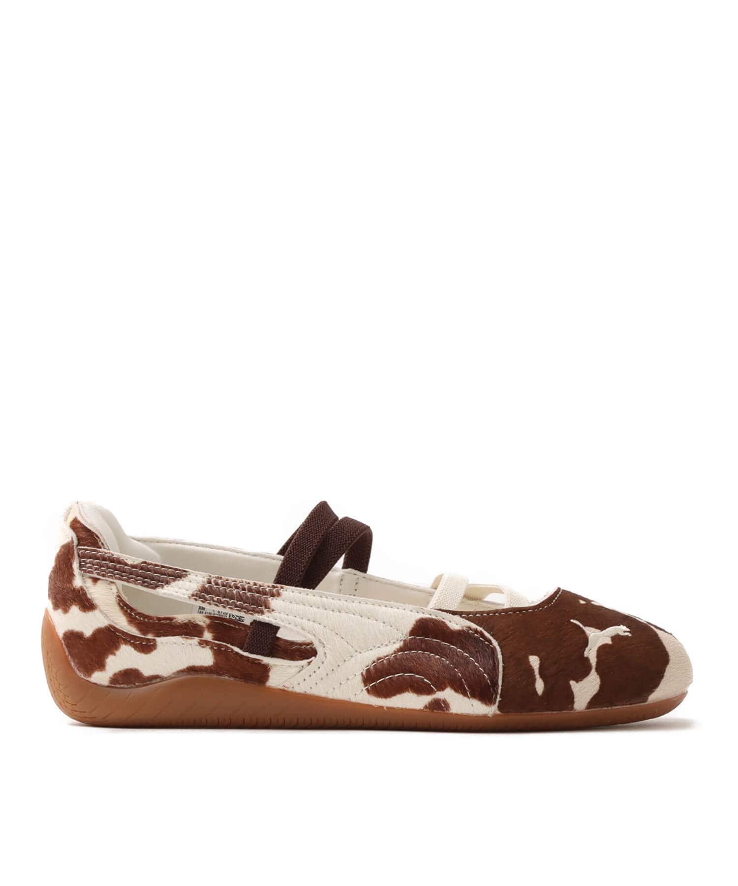 PUMA SPEEDCAT BALLET COW WNS CHOCOLATE BROWN-WARM WHITEの画像