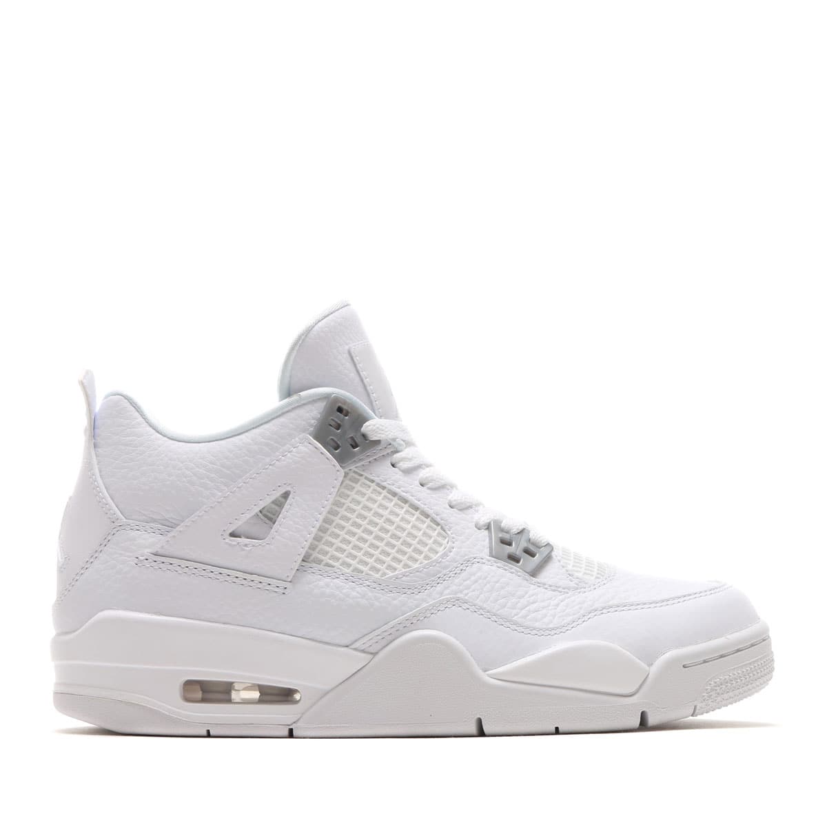 JORDAN BRAND AIR JORDAN 4 RETRO BG WHITE/METALLIC SILVER-OFF WHITE