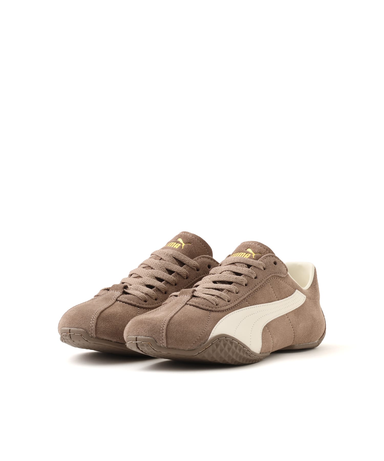 PUMA K-STREET MA SUEDE TOTALLY TAUPE-WARM WHITEの画像