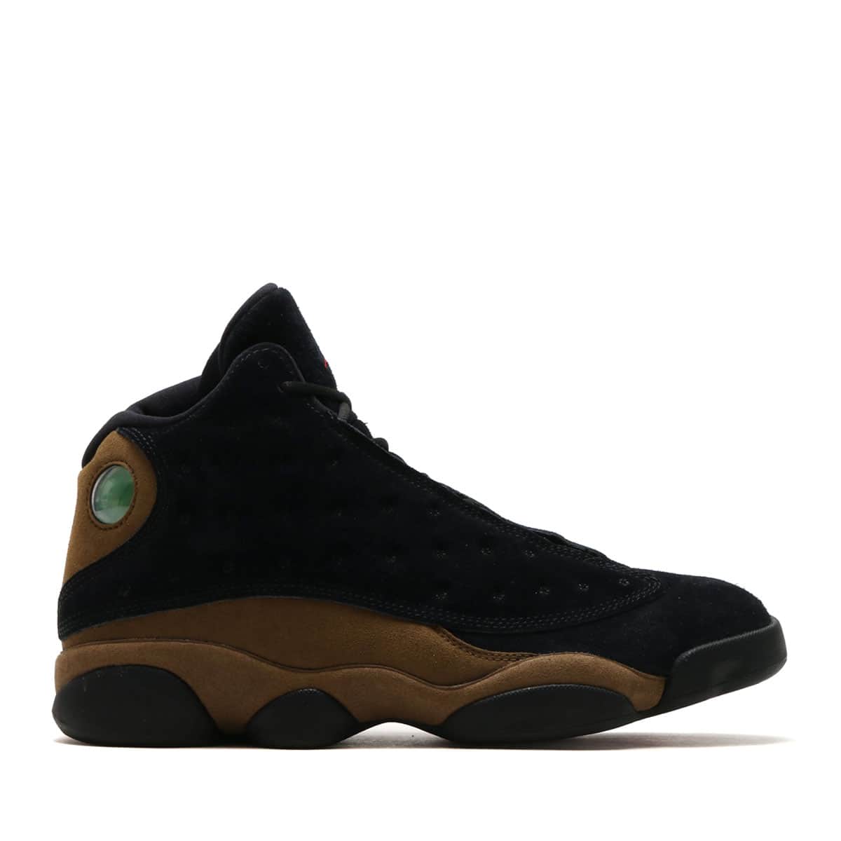 JORDAN BRAND AIR JORDAN 13 RETRO  BLACK/GYM RED-LIGHT OLIVE-WHITEの画像