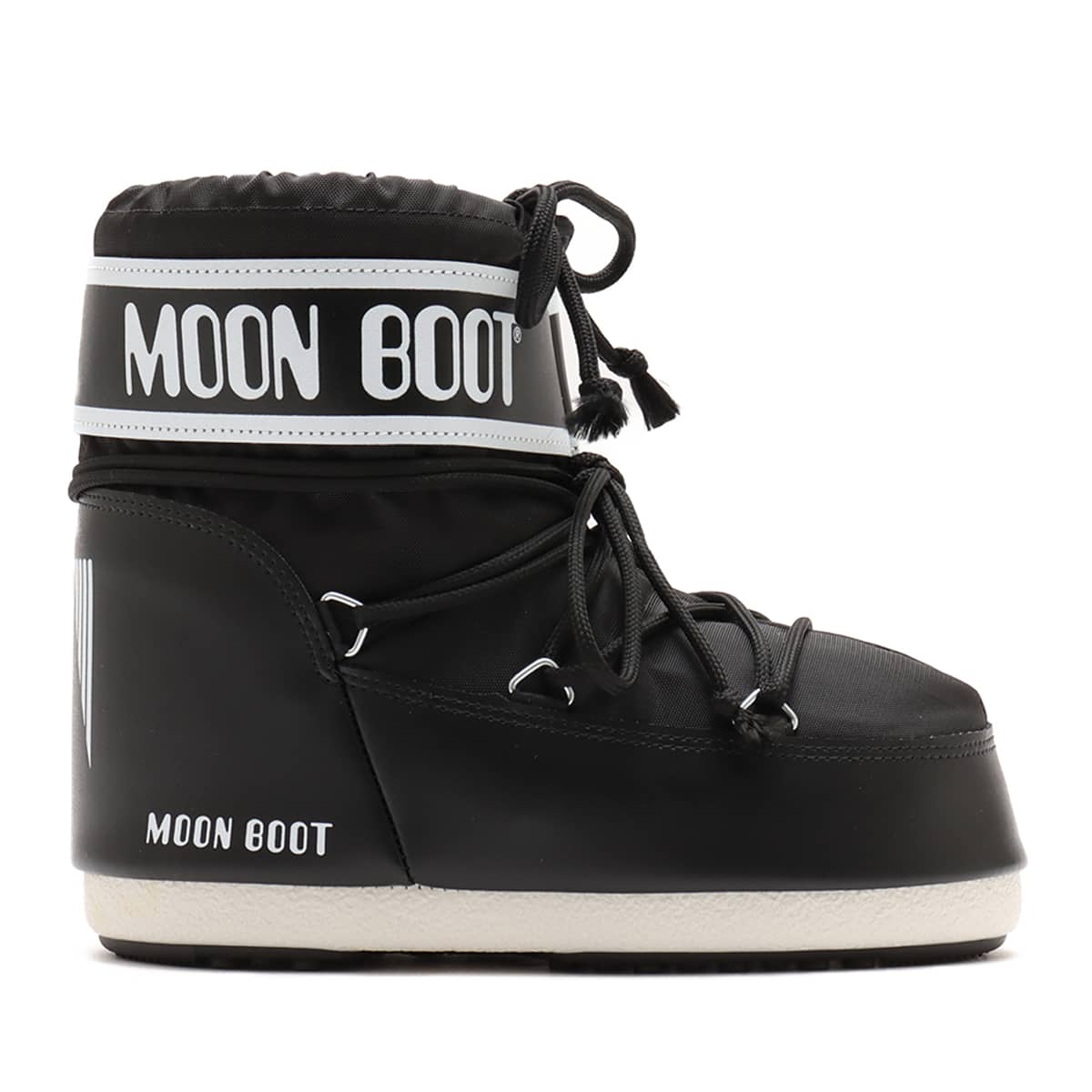 MOON BOOT MB ICON LOW NYLON BLACK の画像