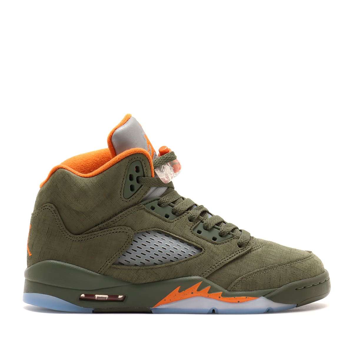 JORDAN BRAND AIR JORDAN 5 RETRO (GS) ARMY OLIVE/SOLAR ORANGE 24SP-I