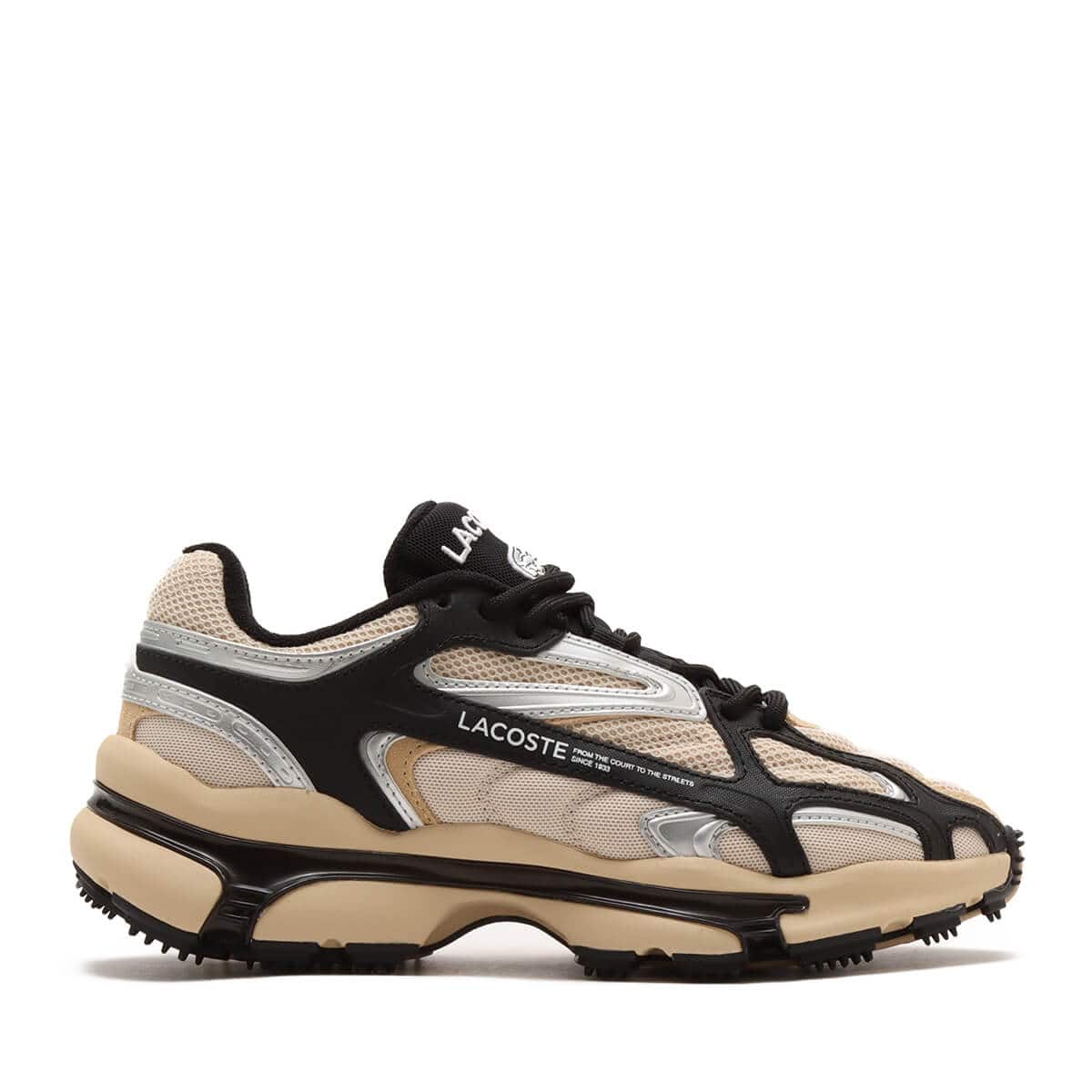 LACOSTE L003 2K24 124 1 SFA LT TAN/BLK 24SP-Iの画像