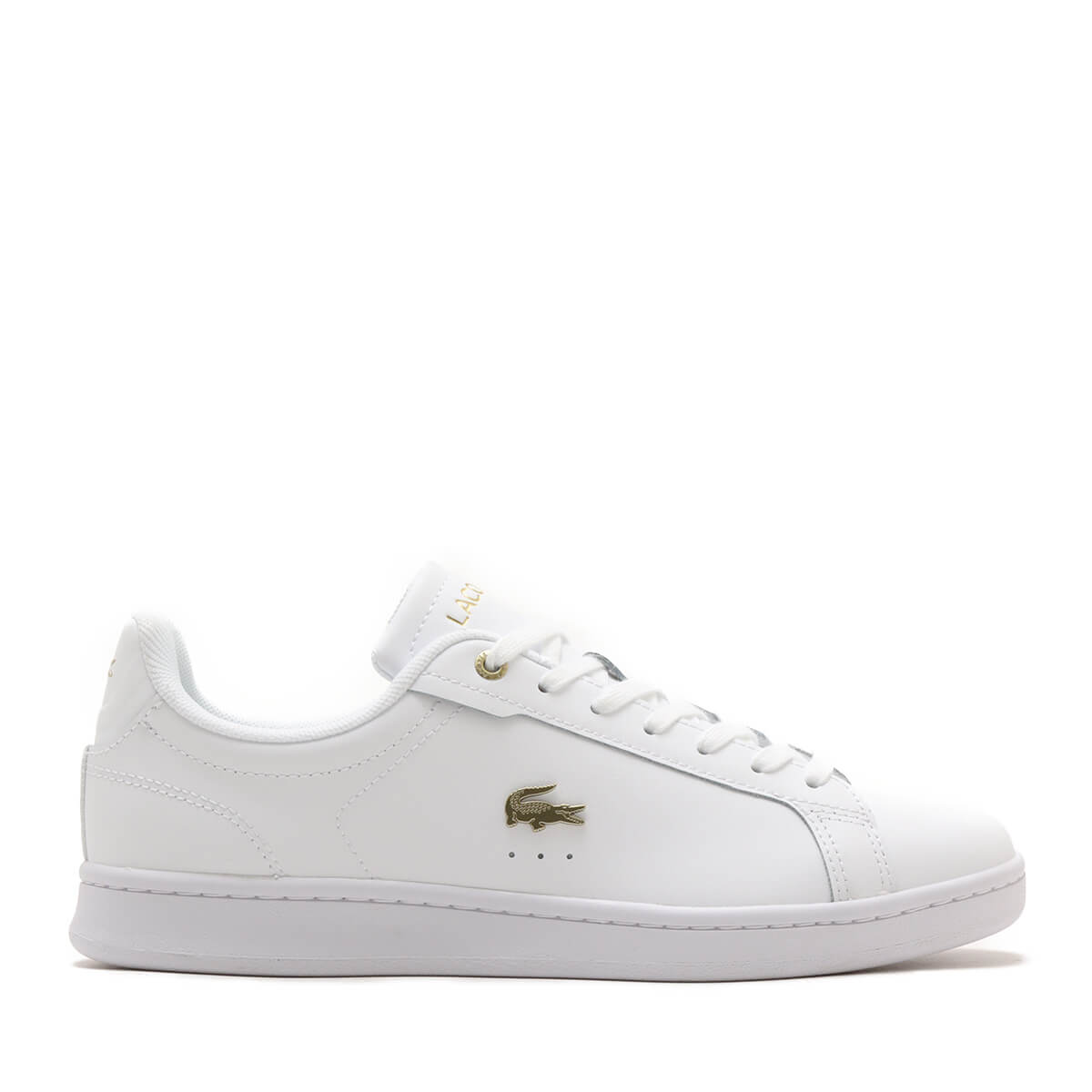 LACOSTE CARNABY PRO 124 1 SFA WHT/GLD 24SP-Iの画像
