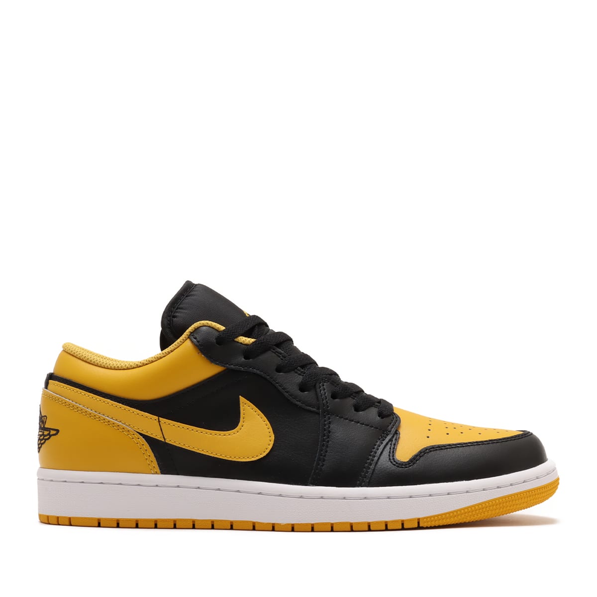 JORDAN BRAND AIR JORDAN 1 LOW BLACK/YELLOW OCHRE-WHITE