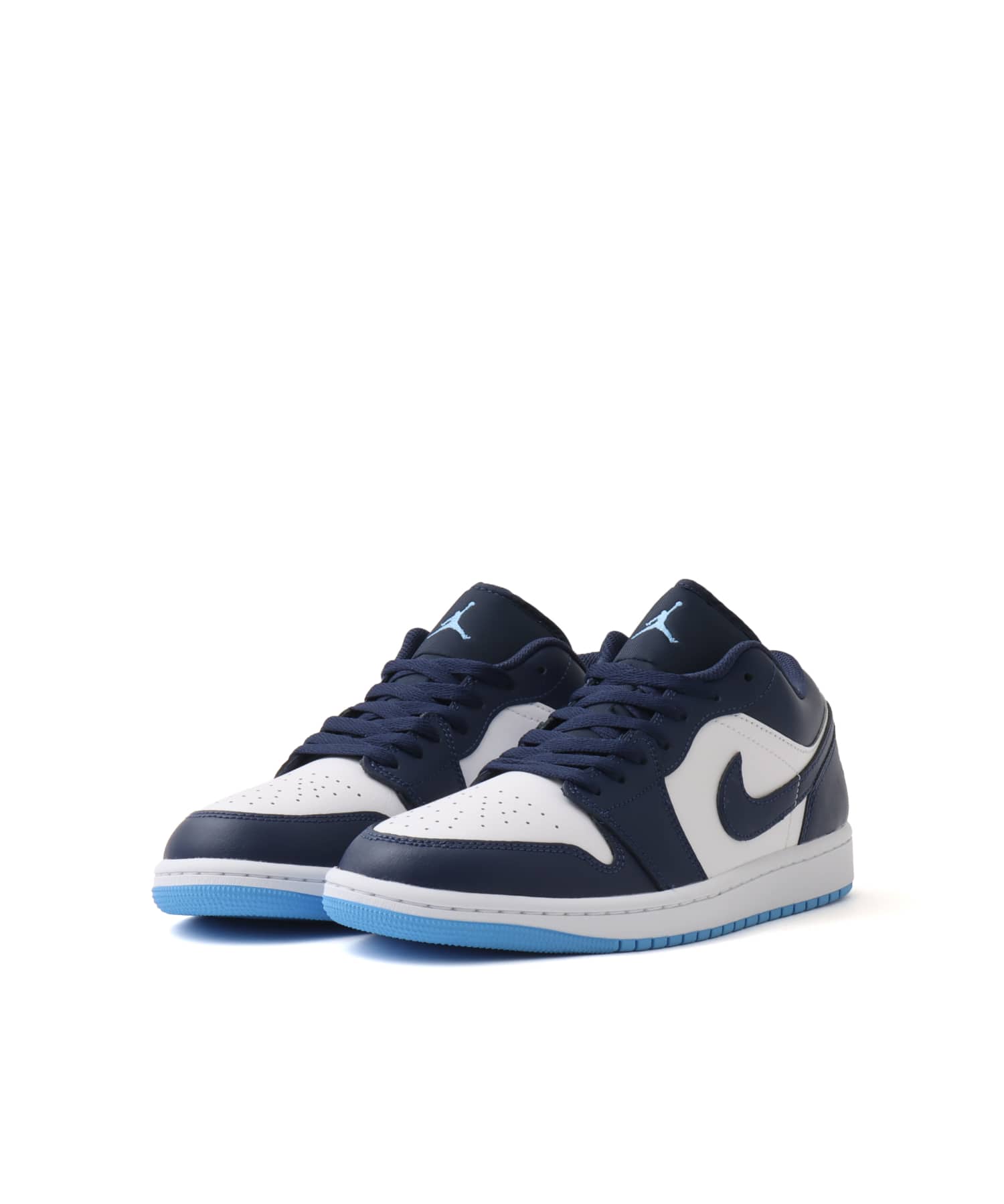 JORDAN BRAND AIR JORDAN 1 LOW MIDNIGHT NAVY/UNIVERSITY BLUE-WHITEの画像