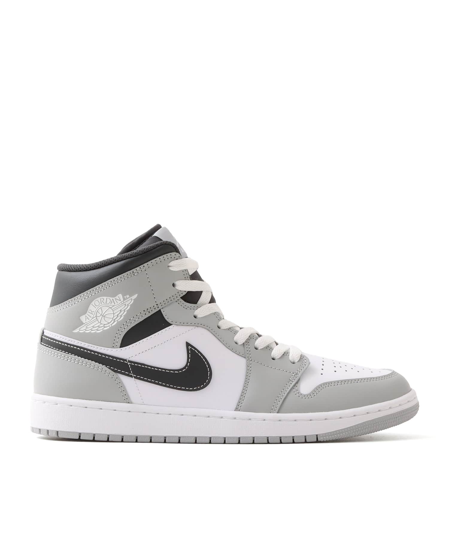 JORDAN BRAND AIR JORDAN 1 MID LT SMOKE GREY/WHITE-ANTHRACITE の画像