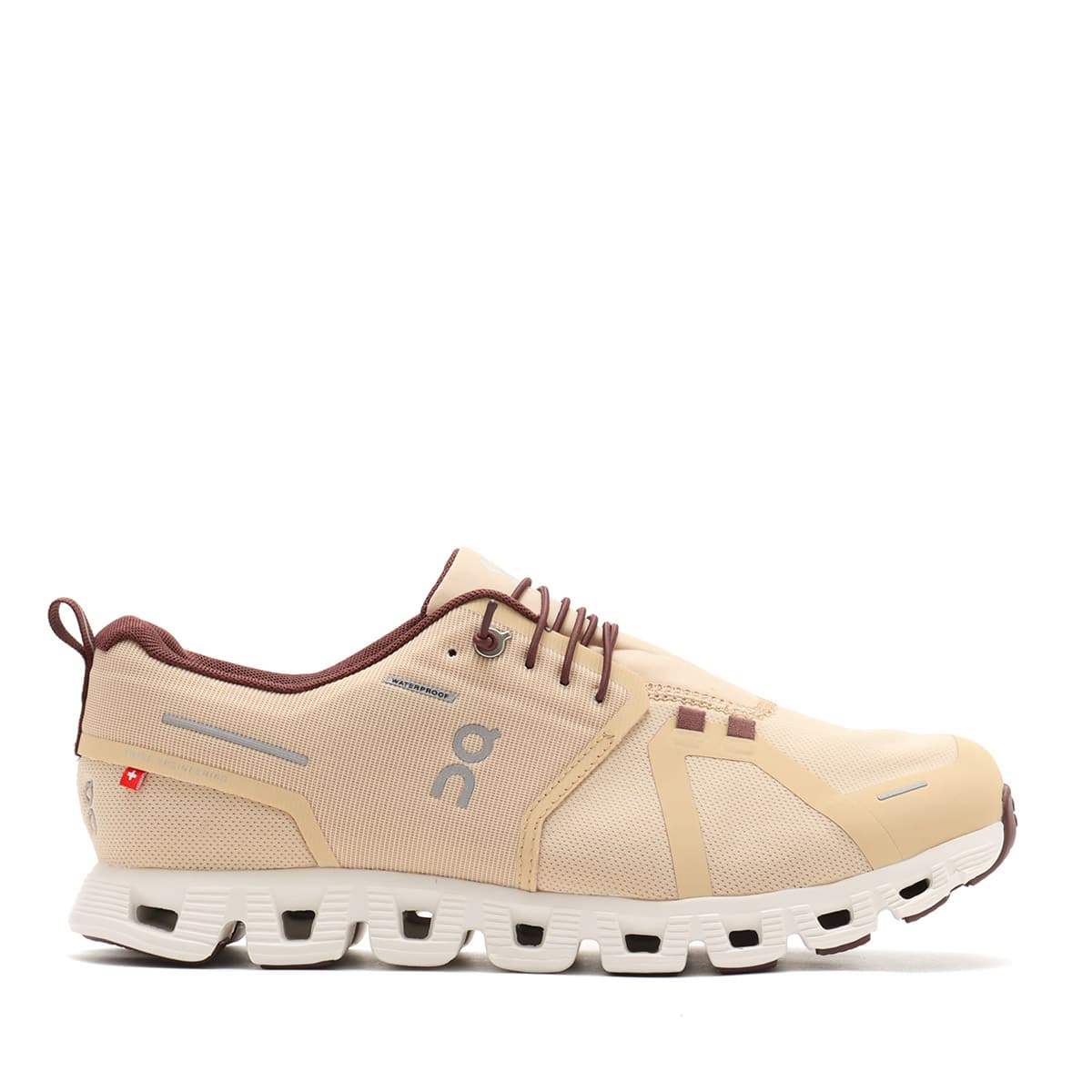 On Cloud 5 Waterproof M Savannah | Ivory の画像