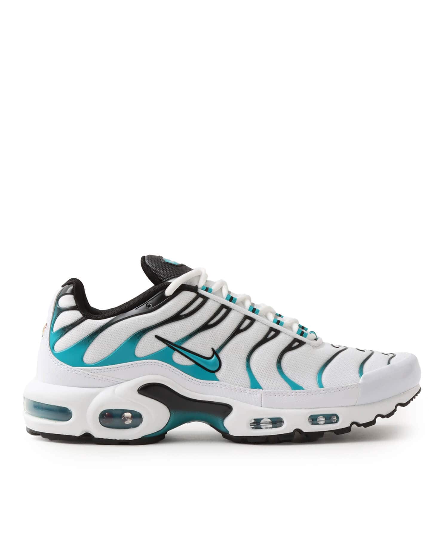 NIKE AIR MAX PLUS WHITE/TURBO GREEN-REFLECT SILVERの画像