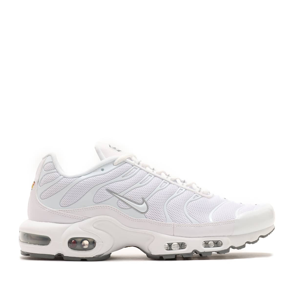 NIKE AIR MAX PLUS WHITE/WHITE-BLACK-COOL GREY 24SP-I