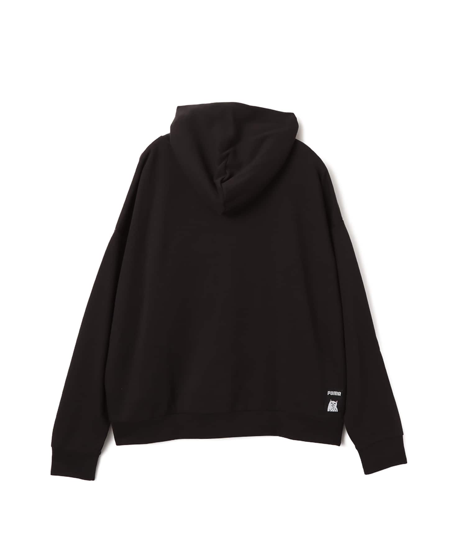 PUMA PUMA x RIPNDIP BOXY GRAPHIC HOODIE TR PUMA BLACKの画像