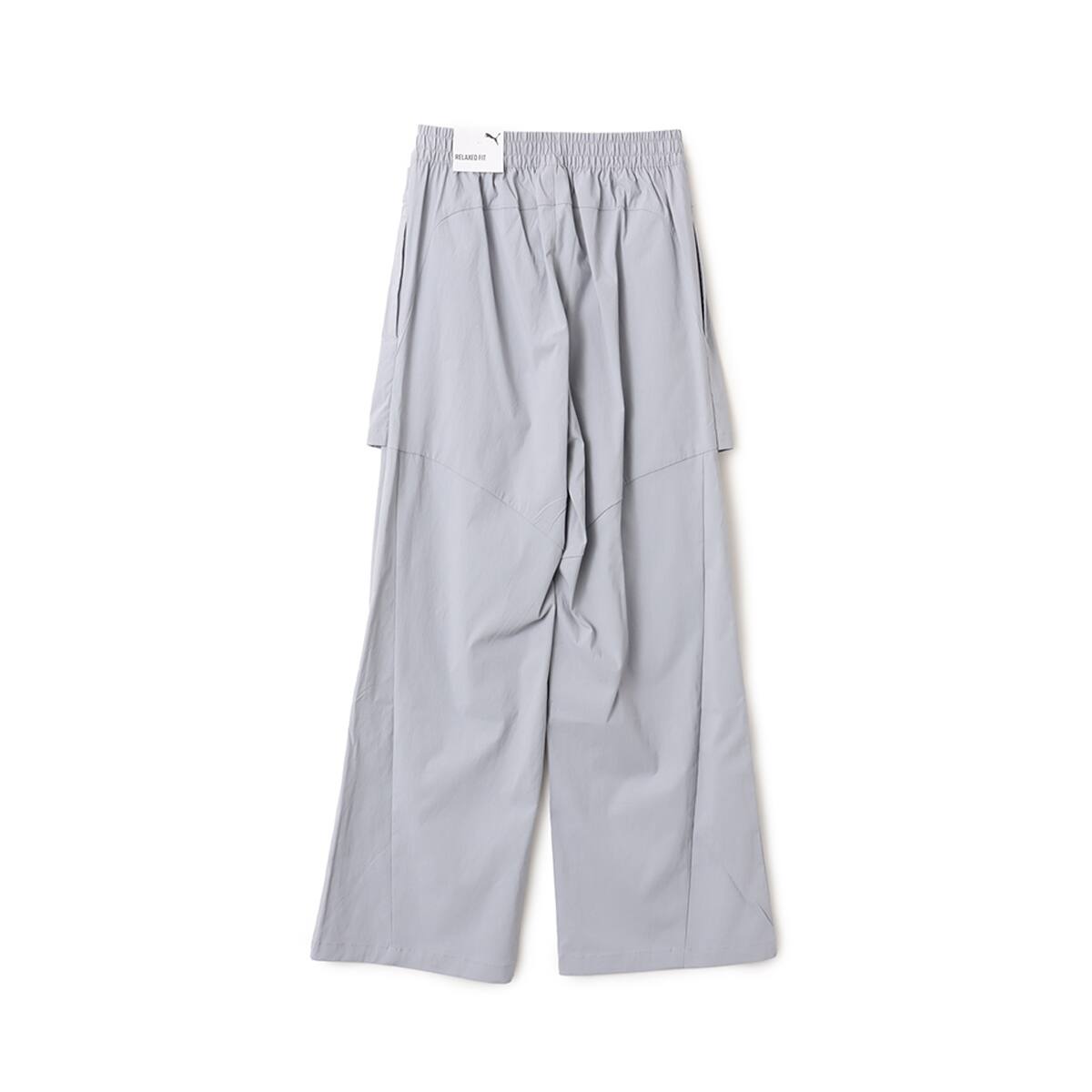 PUMA DARE TO WOVEN PANTS GRAY FOGの画像