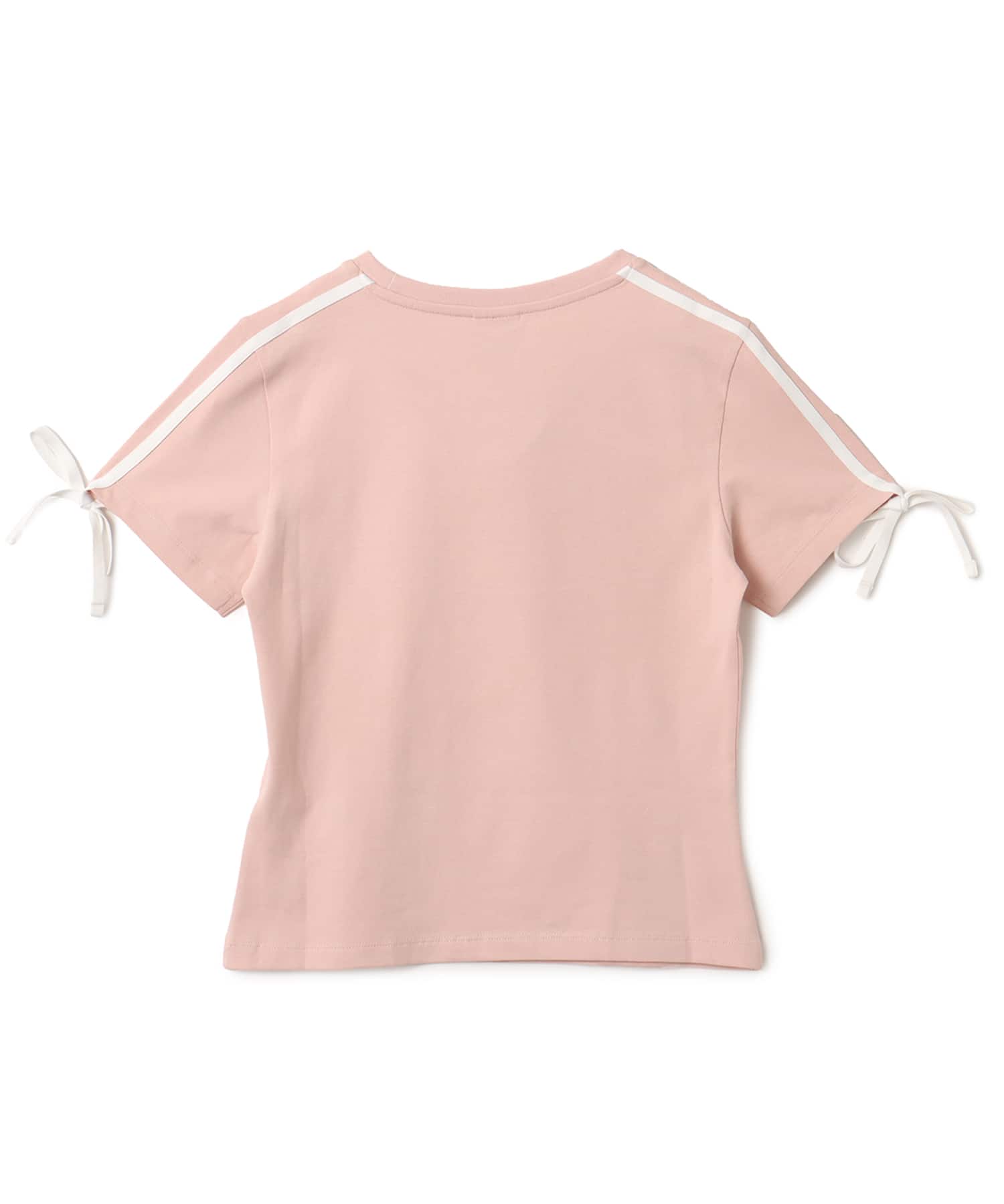 PUMA T7 MODERN DELIGHT SLIM SHORT TSHIRT ROSE QUARTZの画像