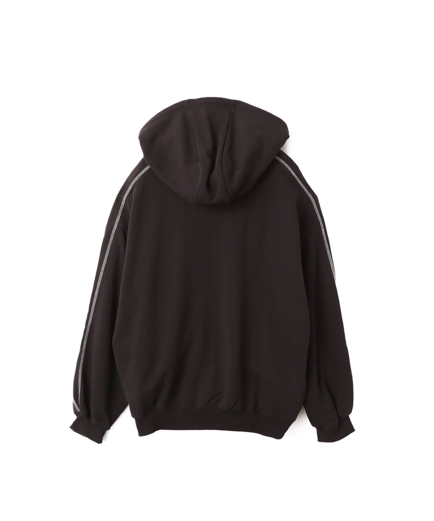 PUMA PUMA x ROSE T7 OVERSIZED FULL-ZIP HOODIE TR PUMA BLACKの画像