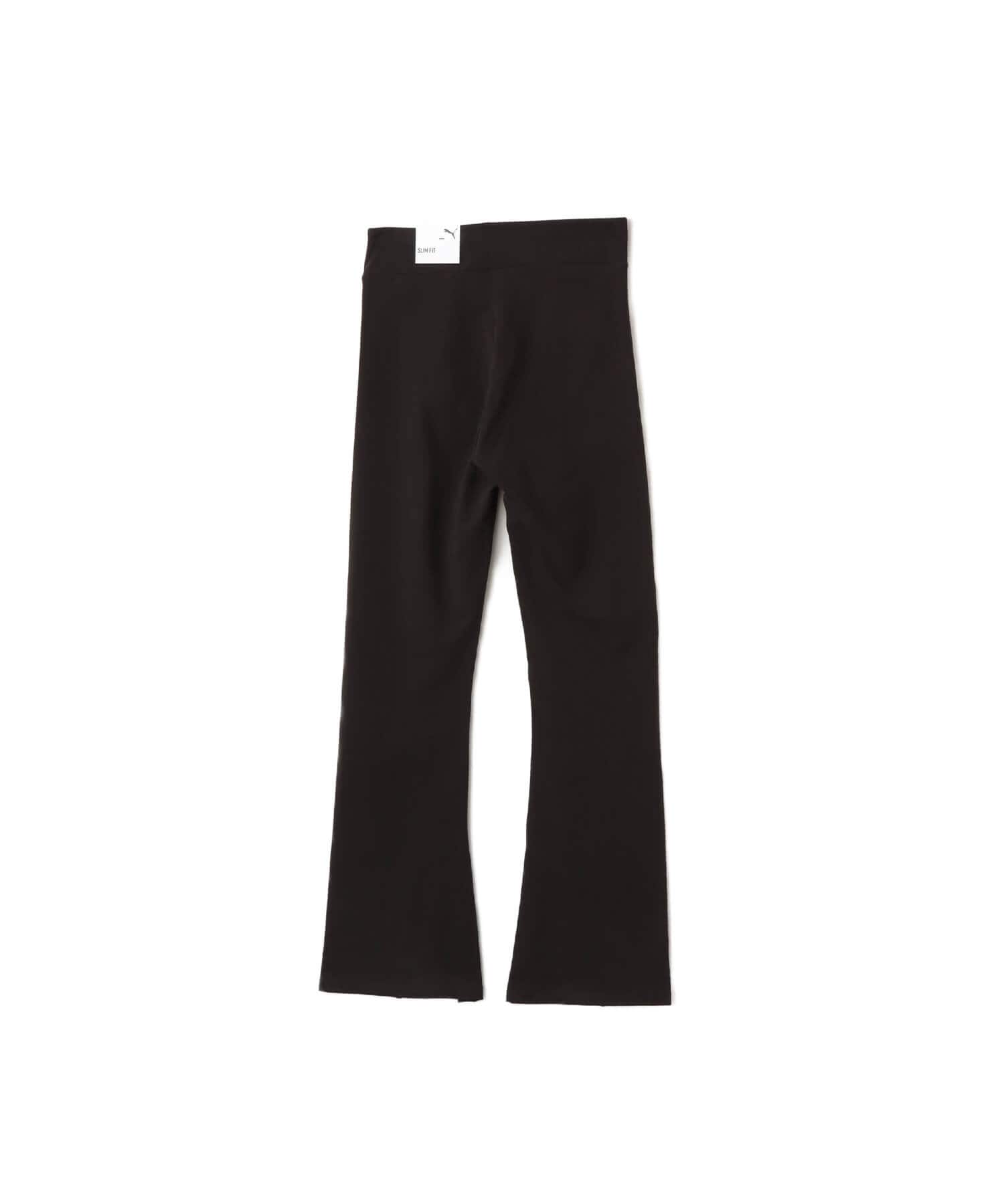 PUMA PUMA x ROSE SLIM PINTUCK FLARED LEGGINGS PUMA BLACKの画像