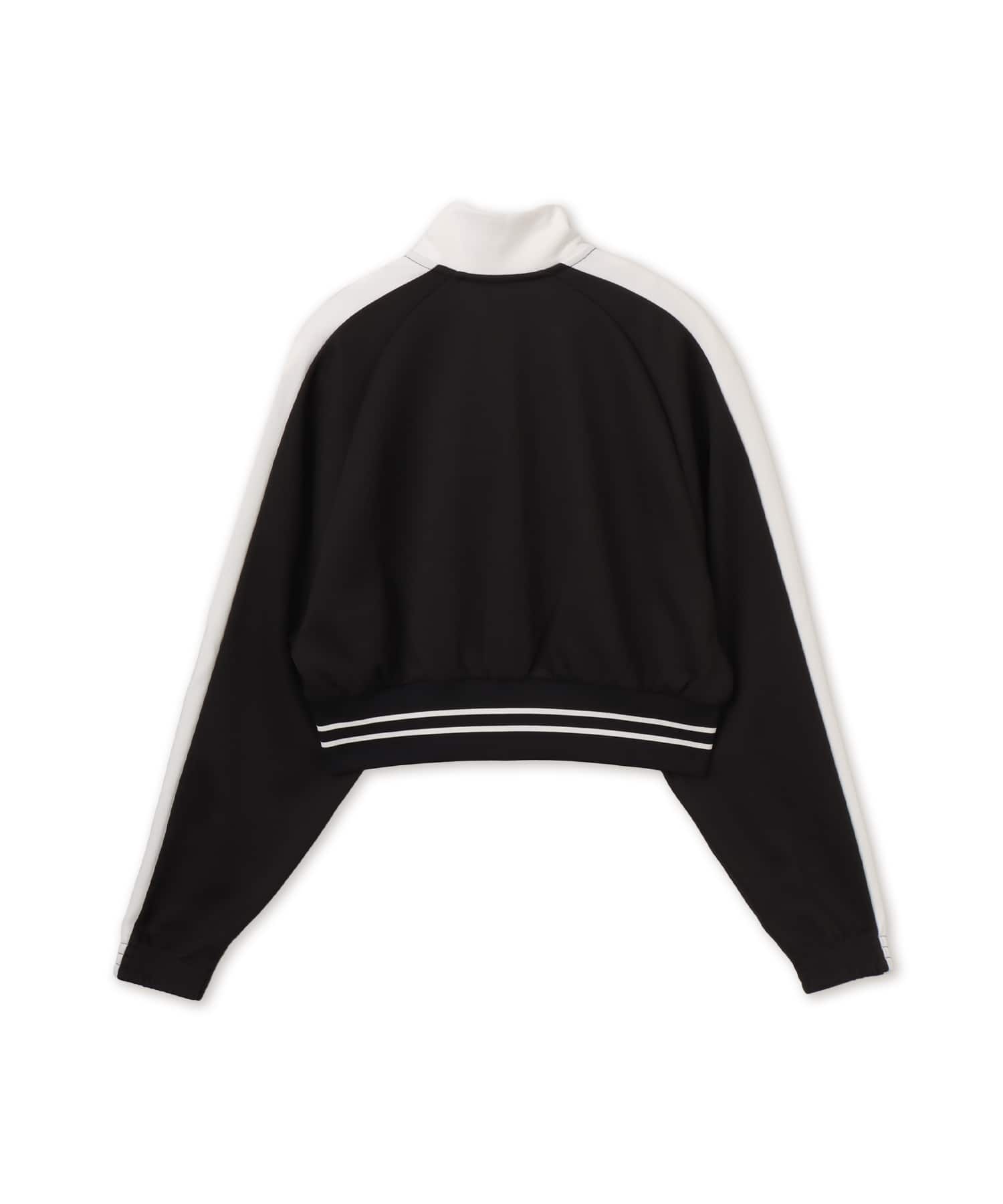 PUMA T7 PIQUE RELAXED CROPPED TRACK JACKET PUMA BLACKの画像