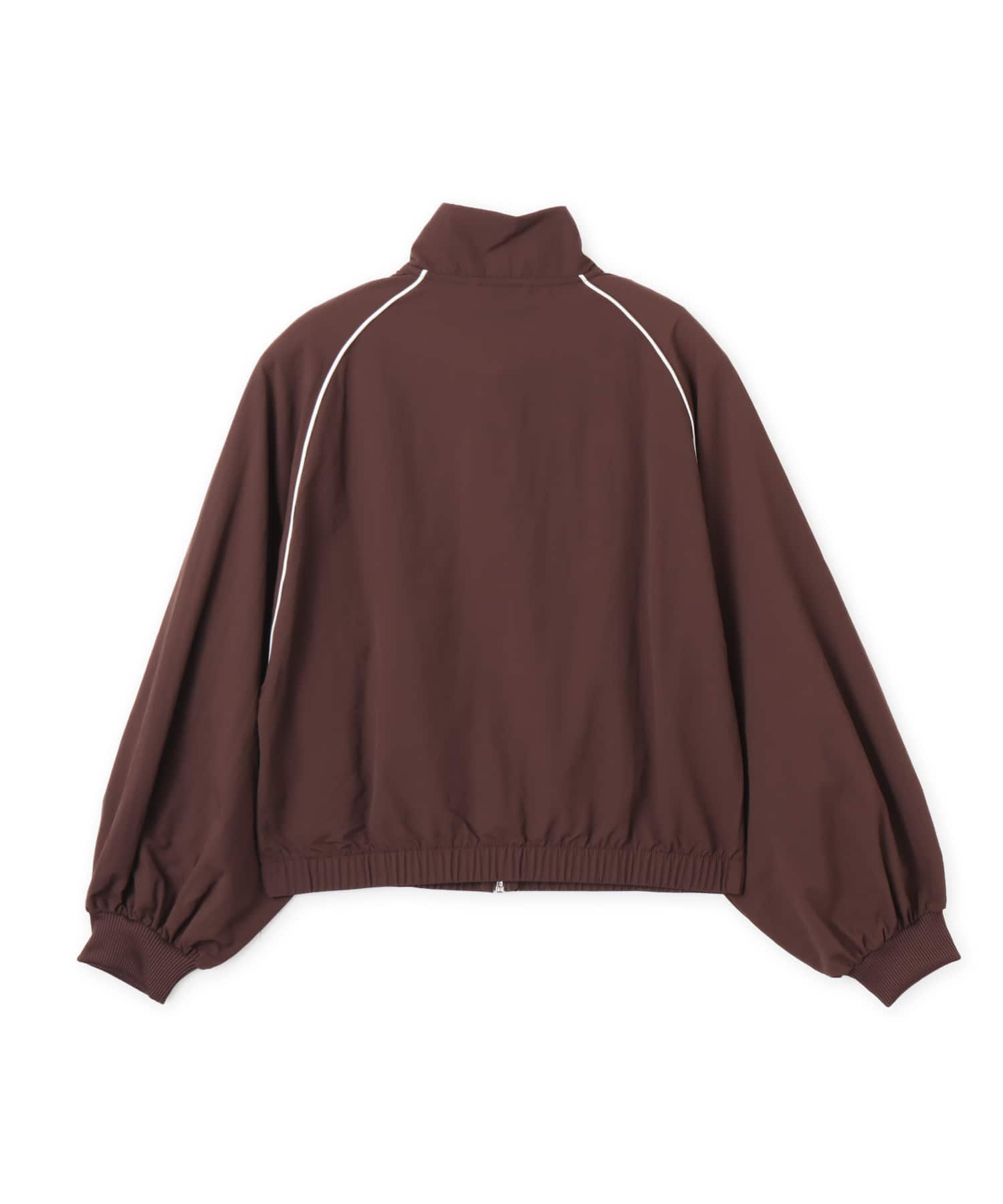 PUMA T7 BALLOON SLEEVE PIPING RELAXED WOVEN TRACK JACKET CHOCOLATE BROWNの画像