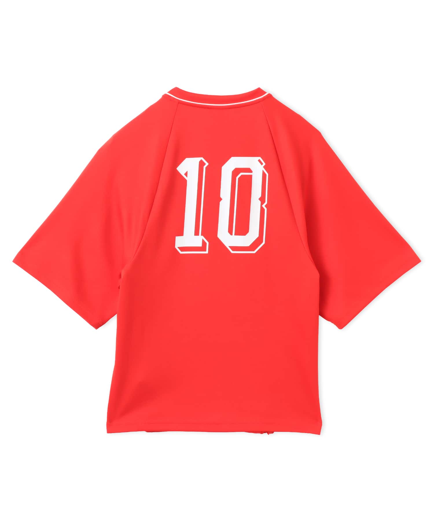 PUMA FUTURE.PUMA.ARCHIVE FITTED WAIST FOOTBALL JERSEY FOR ALL TIME REDの画像